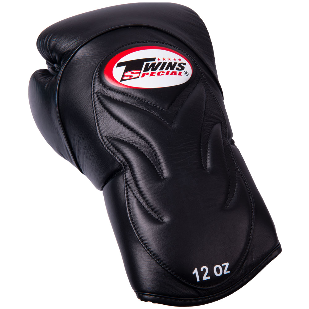 TWINS Special Boxing Gloves, Premium, BGVL-6, black, 16 Oz