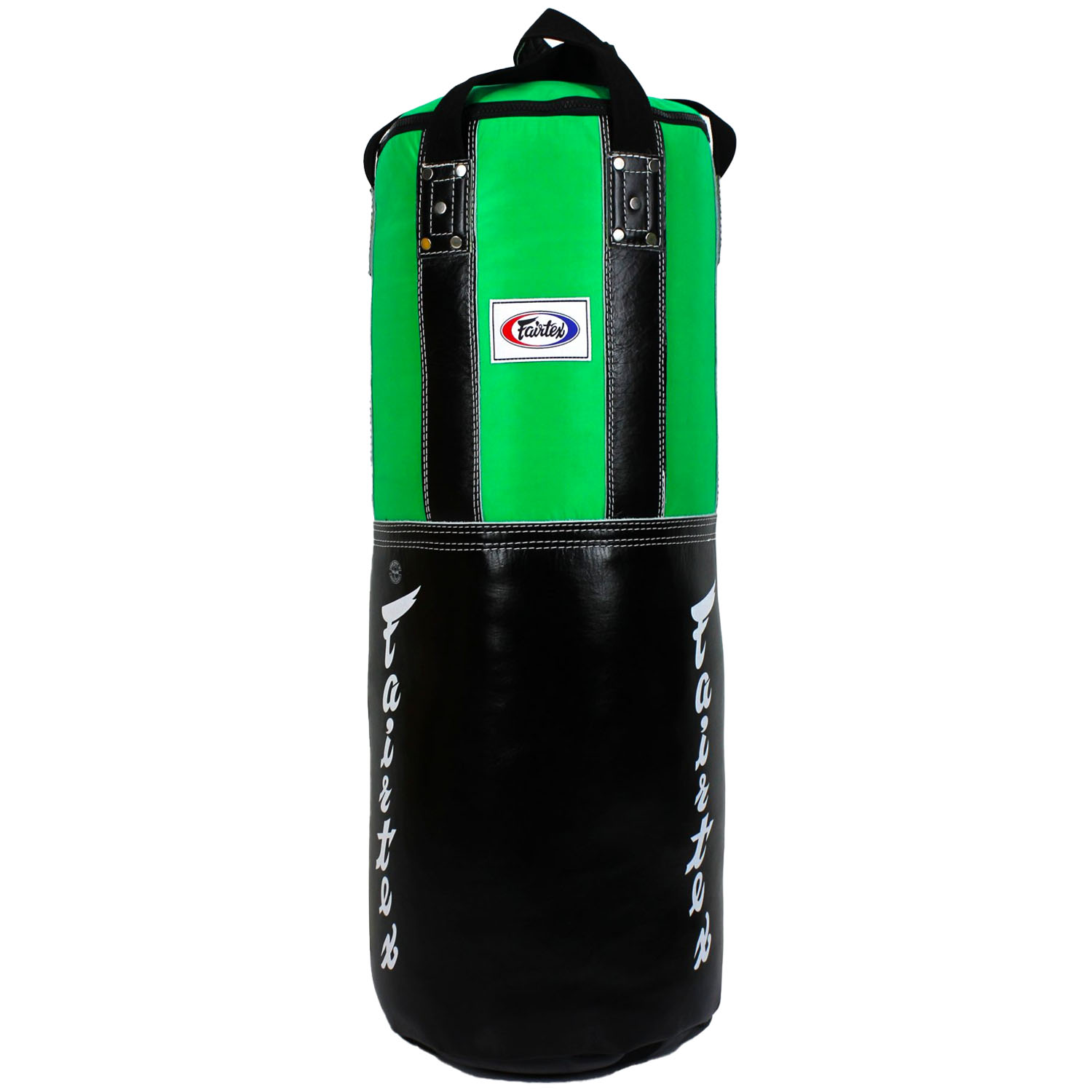 Fairtex Boxsack, HB3 Xtra Large Heavy, ungefüllt, schwarz-grün