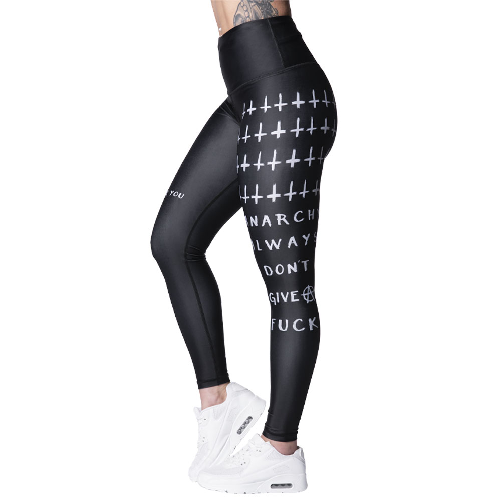 Anarchy Apparel Leggings, Always Don't Give a Fuck