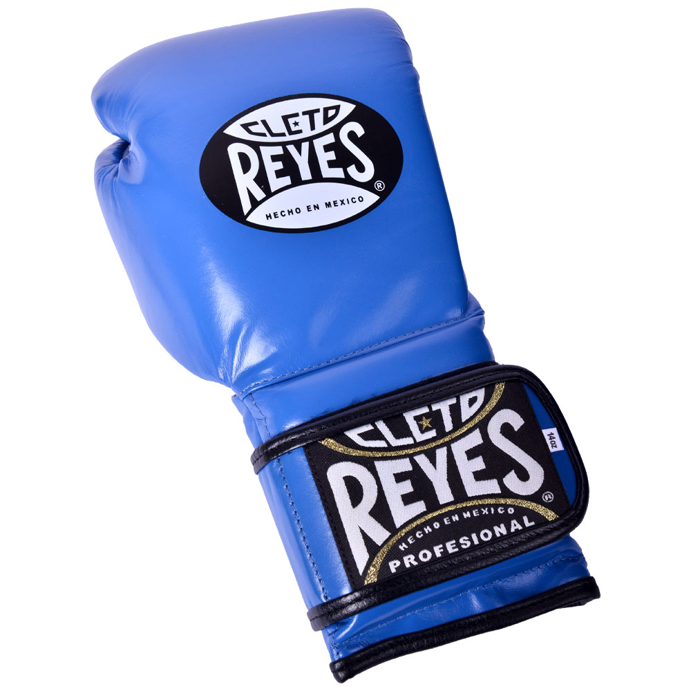 Cleto Reyes Boxing Gloves, Velcro Sparring, blue, 16 Oz