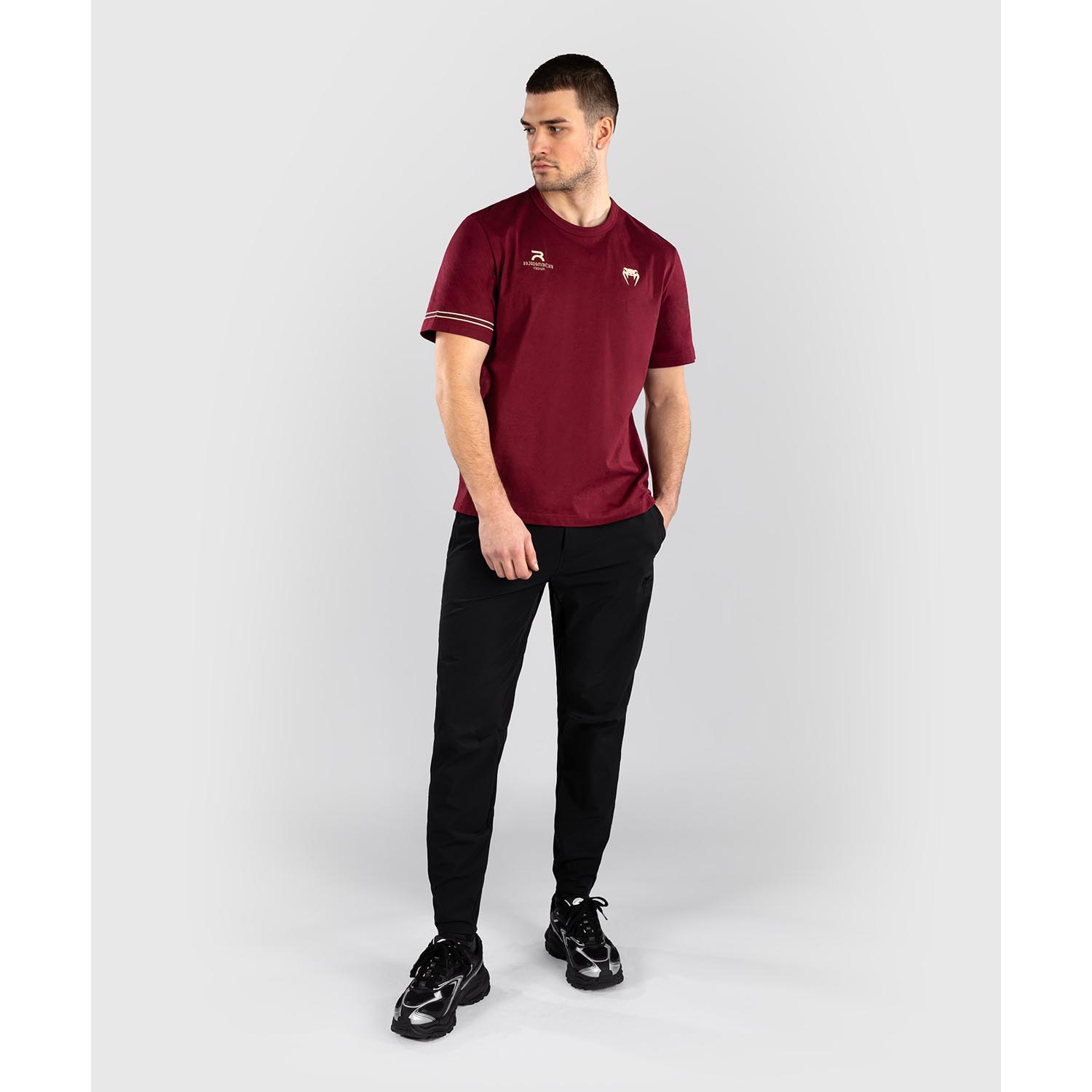 VENUM T-Shirt, Rajadamnern, wine red-gold, L