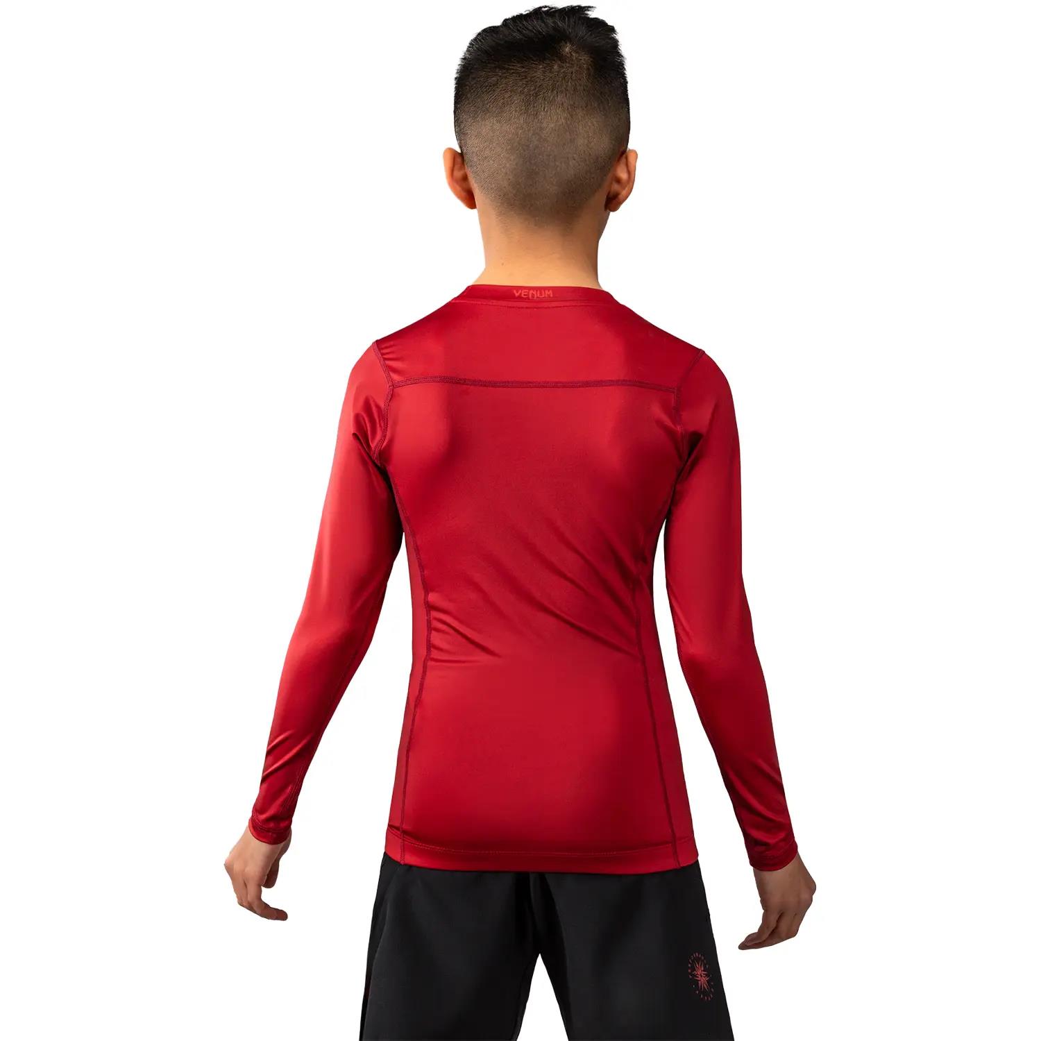 VENUM Rashguard, L/S, Kids, Attack, black-red, 14 J