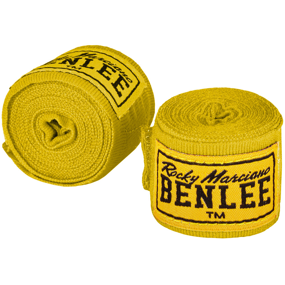 BENLEE Boxbandagen, gelb, elastisch, 3 m