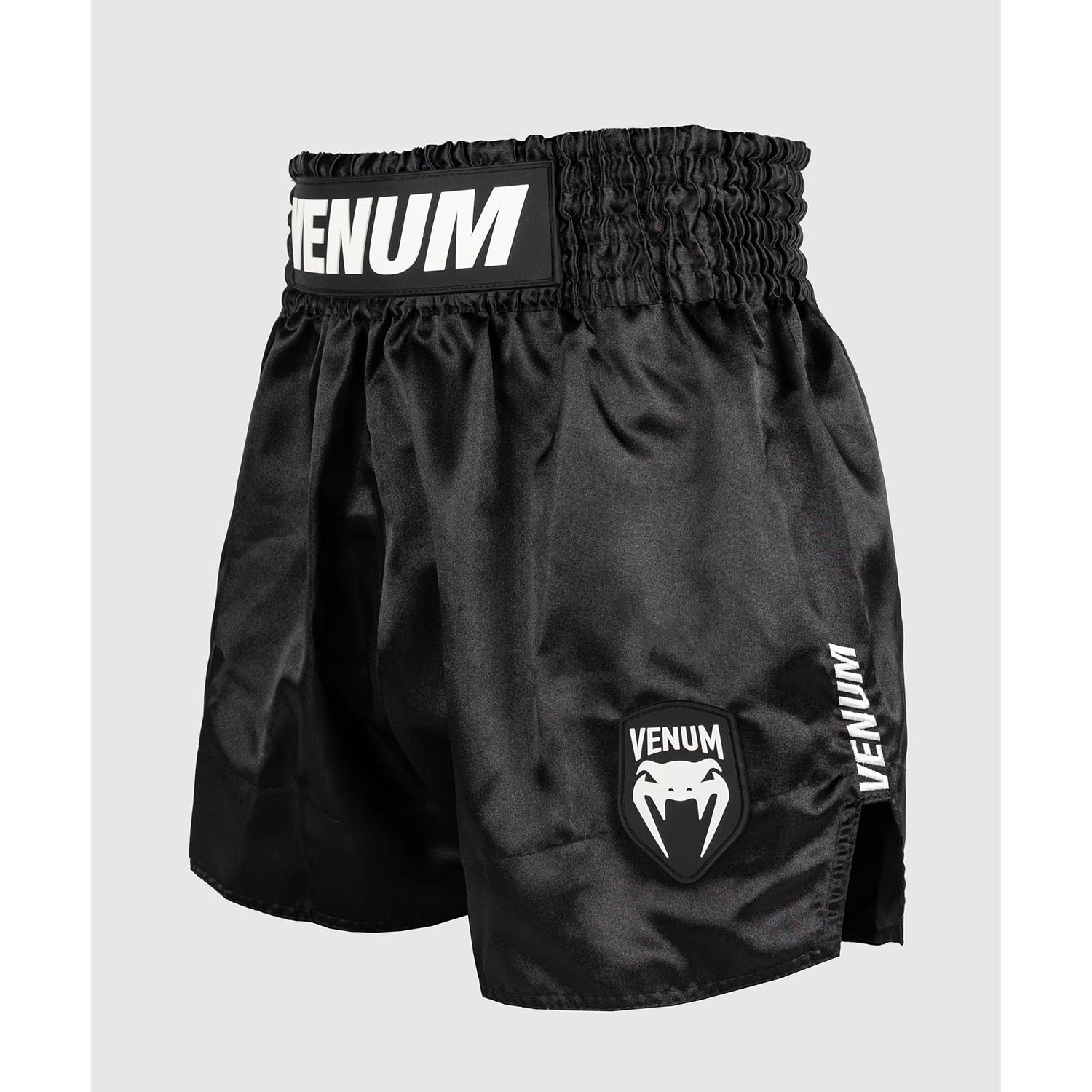 VENUM Muay Thai Shorts, Classic Evo, black-white, XXL