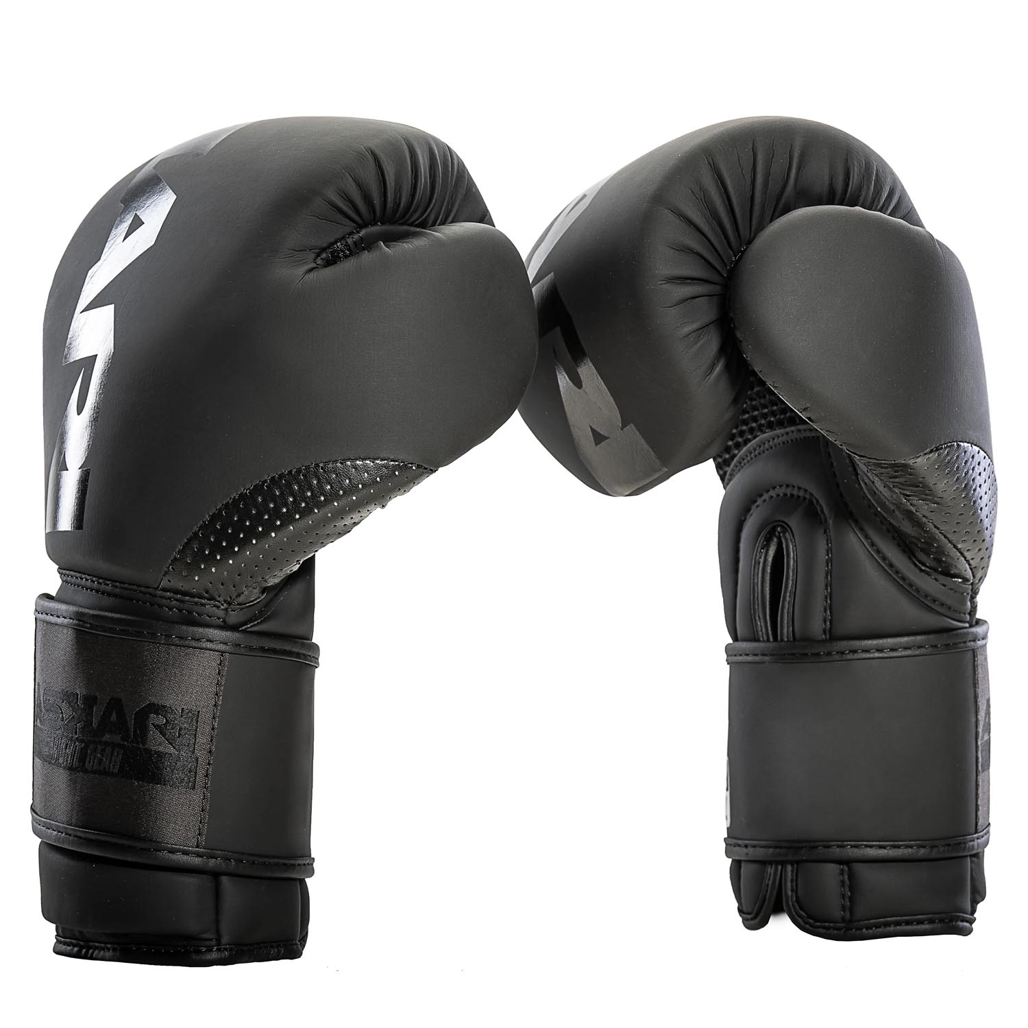 ASKARI Boxing Gloves, Black Sensation, black-white, 10 Oz