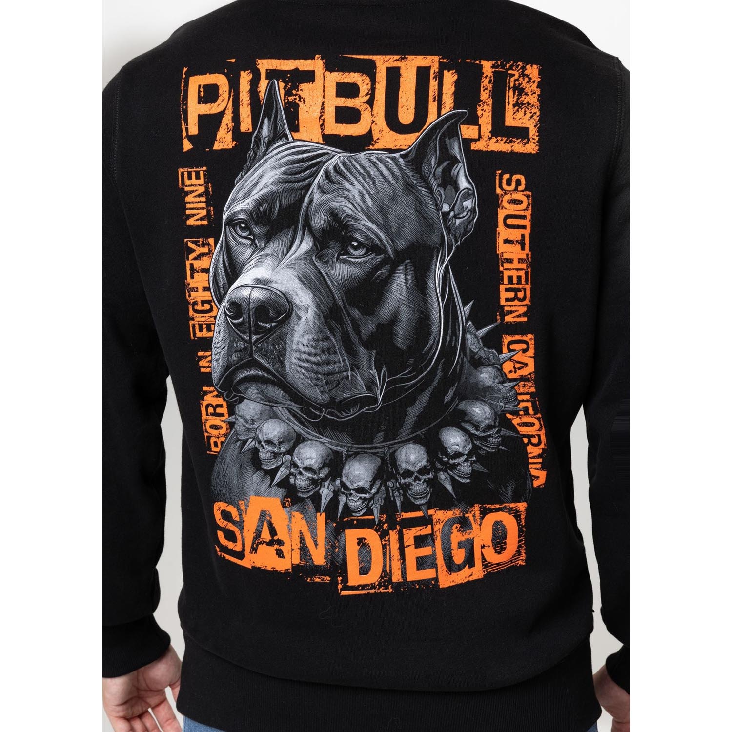 Pit Bull West Coast Hoody, Blacky, black, L