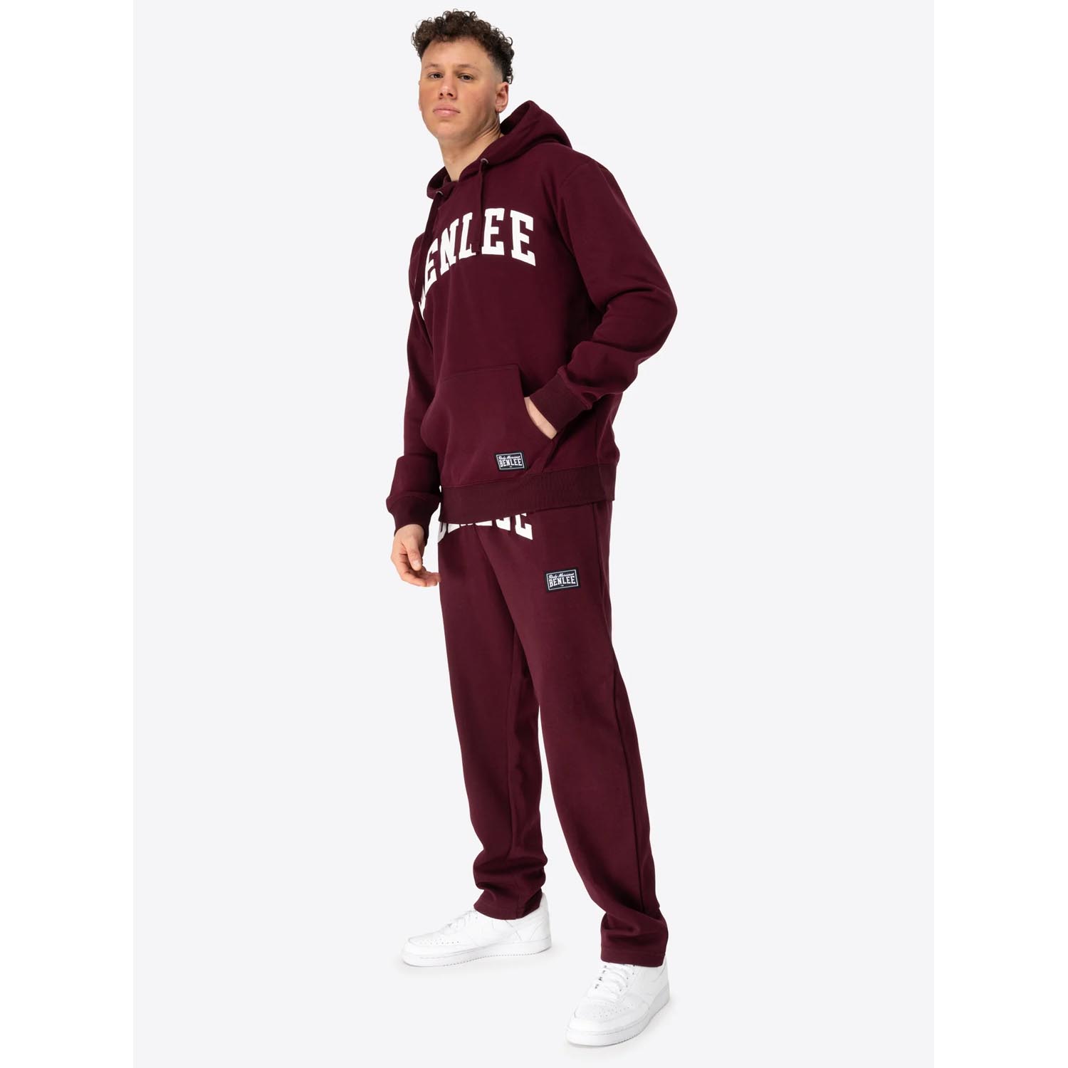 BENLEE Hoody, Ayden, wine red, XXL