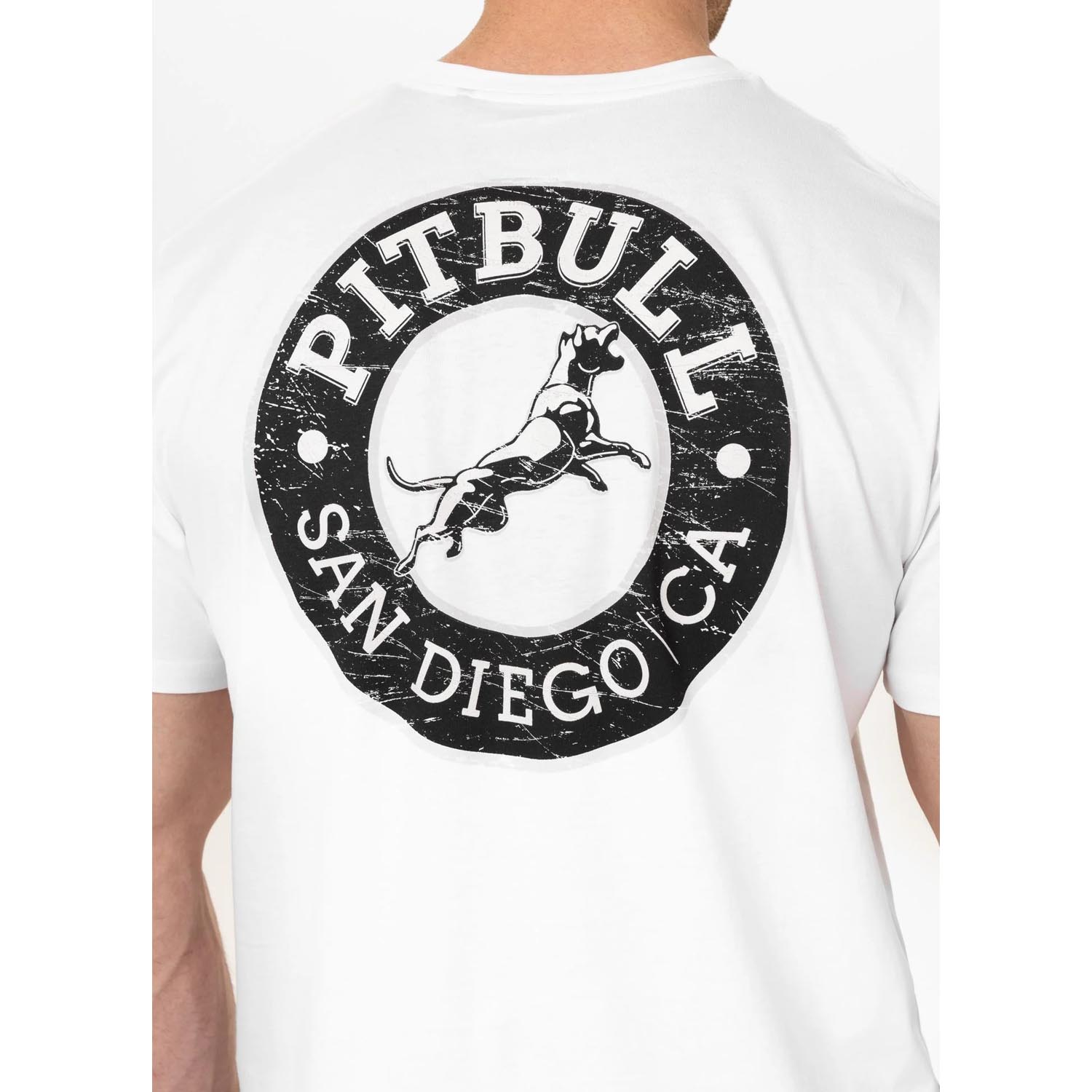 Pit Bull West Coast, T-Shirt, San Diego CA BLACK, white-black, XXXL