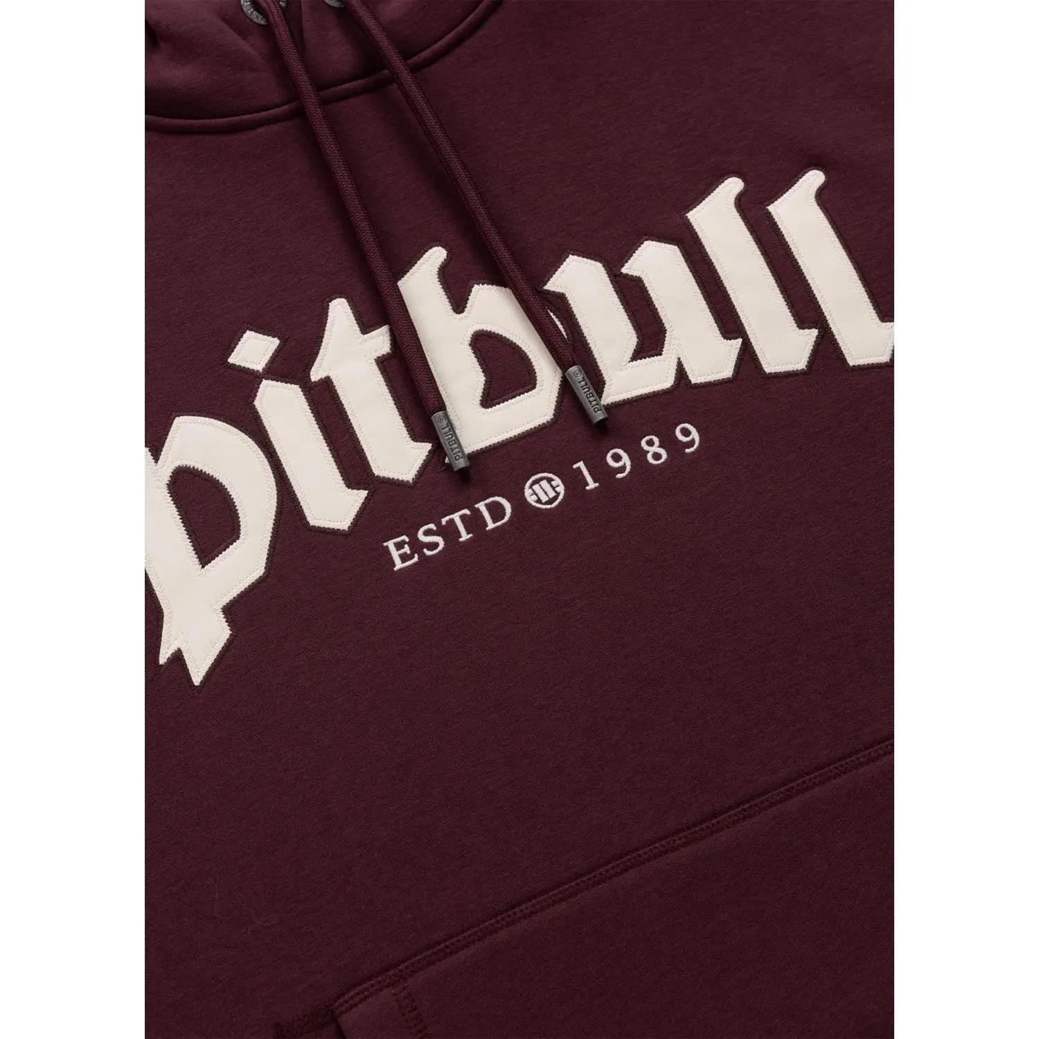 Pit Bull West Coast Hoody, Taylor, winered, XXL