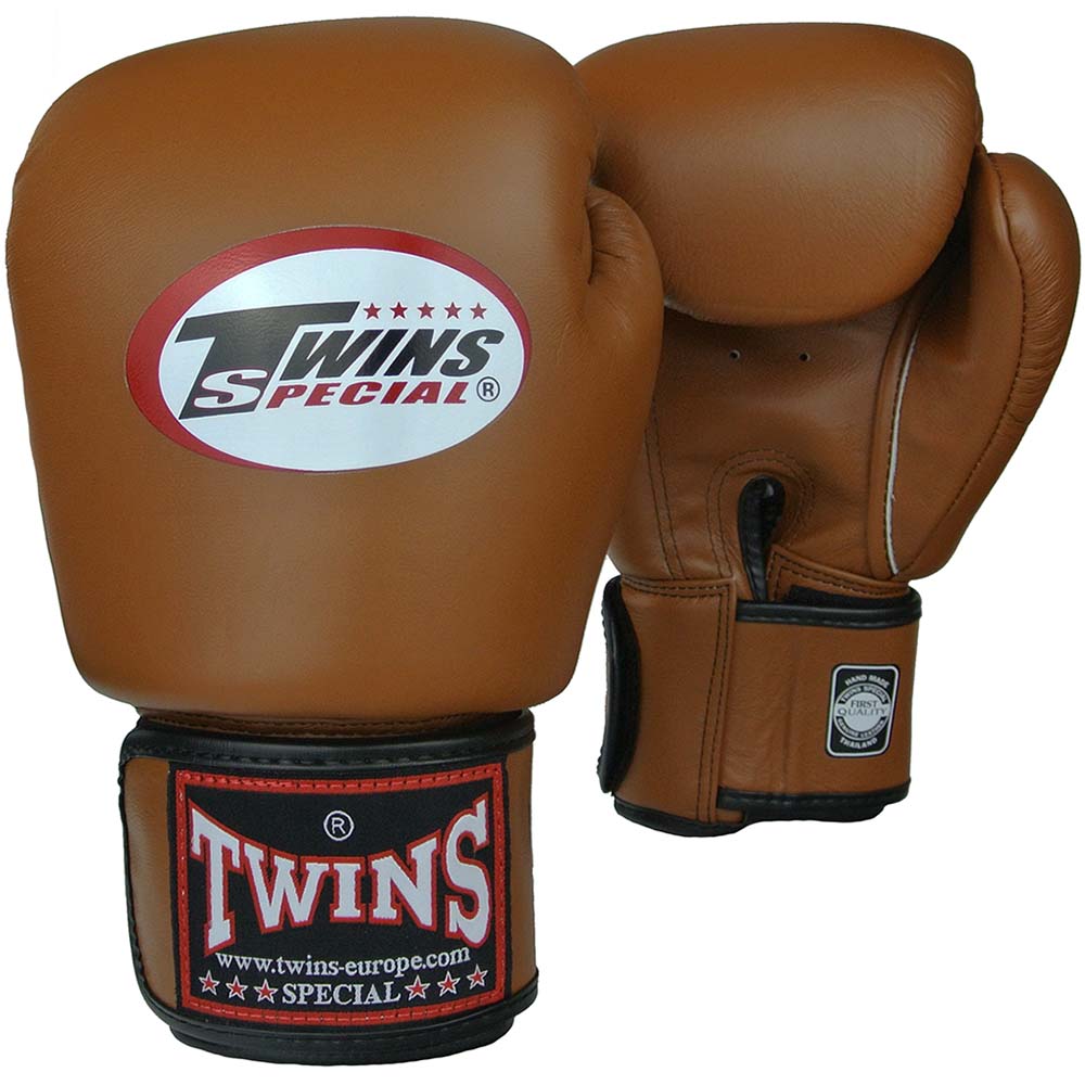 TWINS Special Boxing Gloves, Leather, Retro, 16 Oz