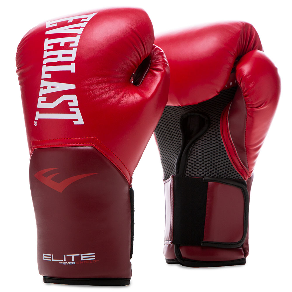 16oz for sale online Everlast Elite ProStyle Training Gloves Red 