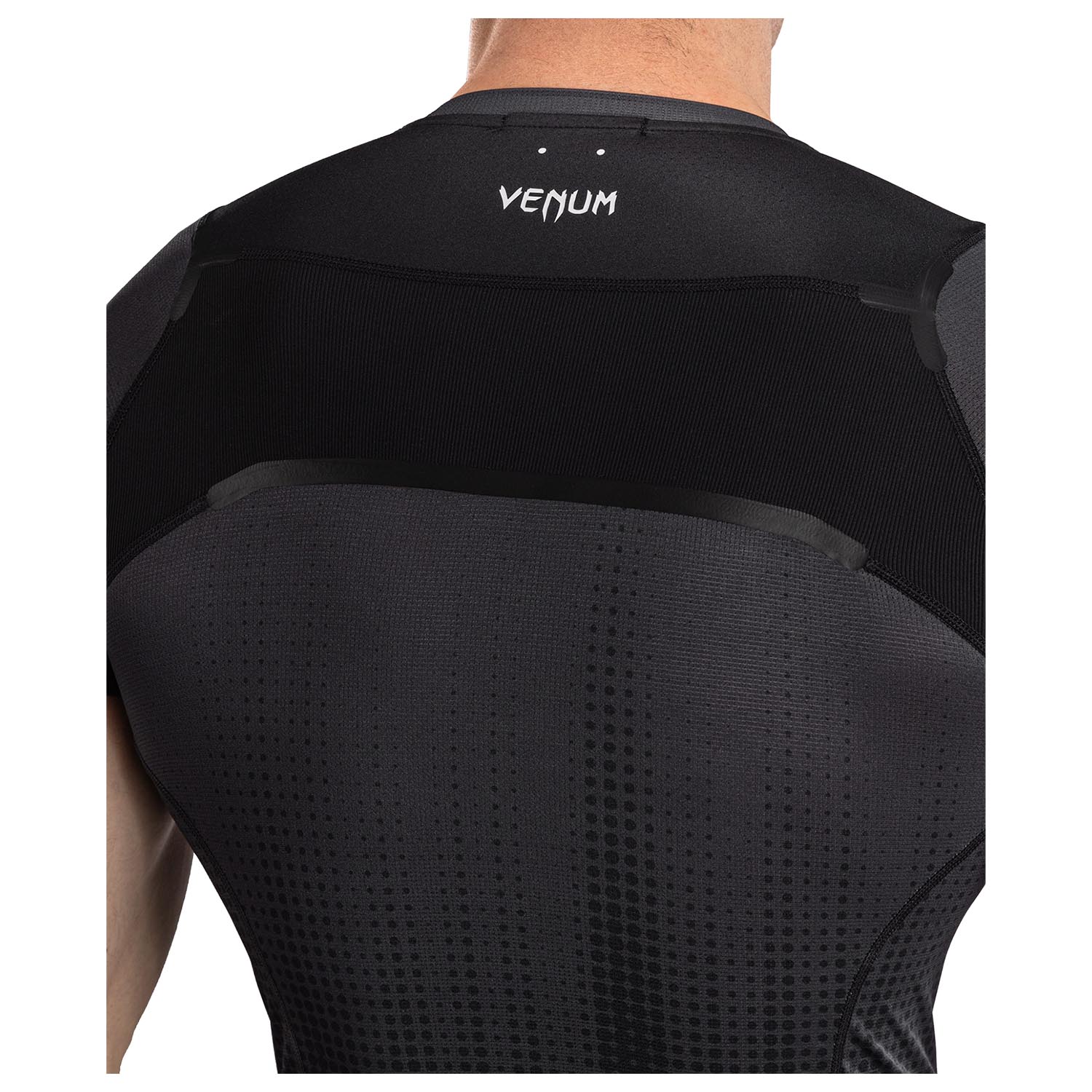 VENUM Rashugard, S/S,  Stealth, black-white, XXL