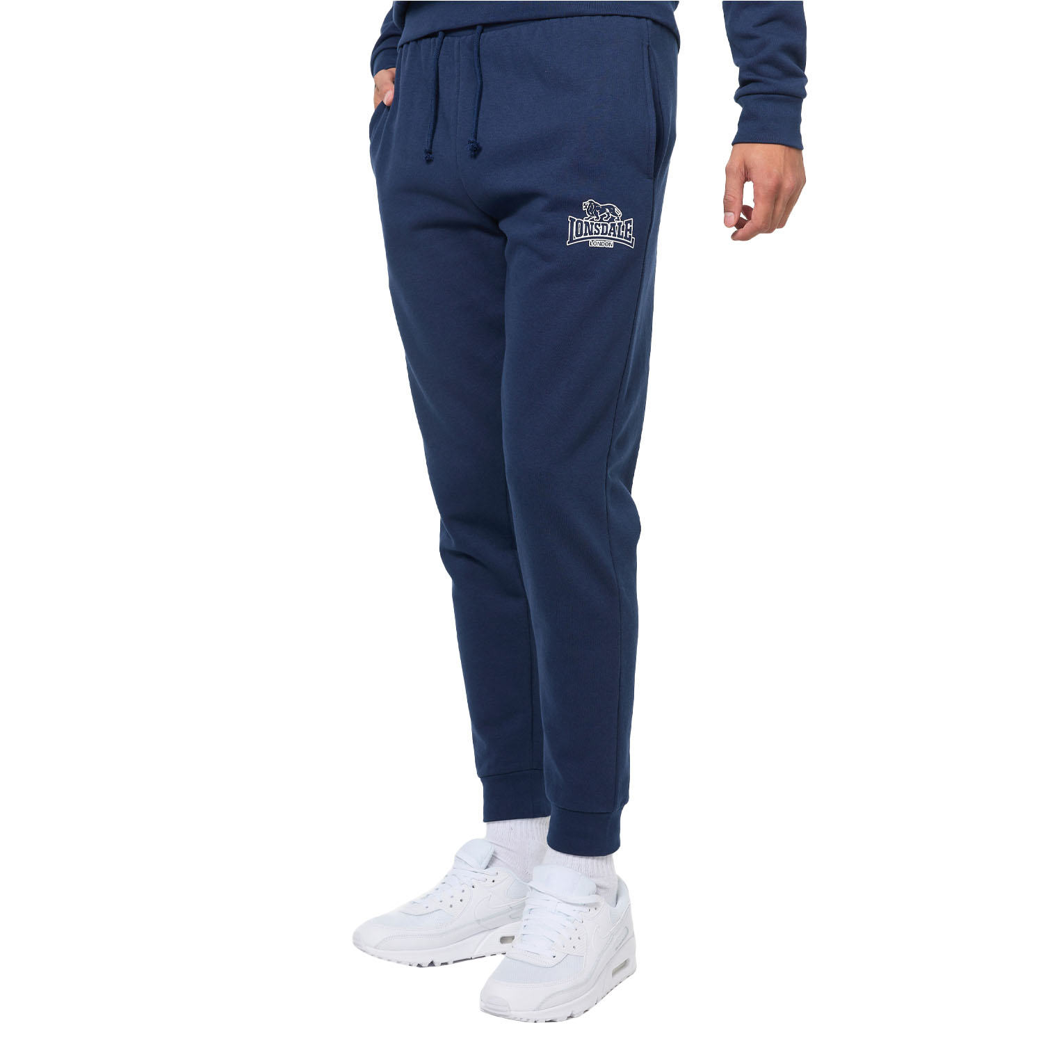 Lonsdale Jogginghosen, Rathven, navy-weiß, XL