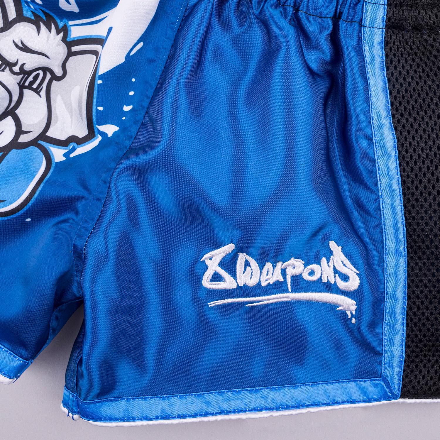 8 WEAPONS Muay Thai Shorts, Kids, Jipe, blue, 4-6 Y