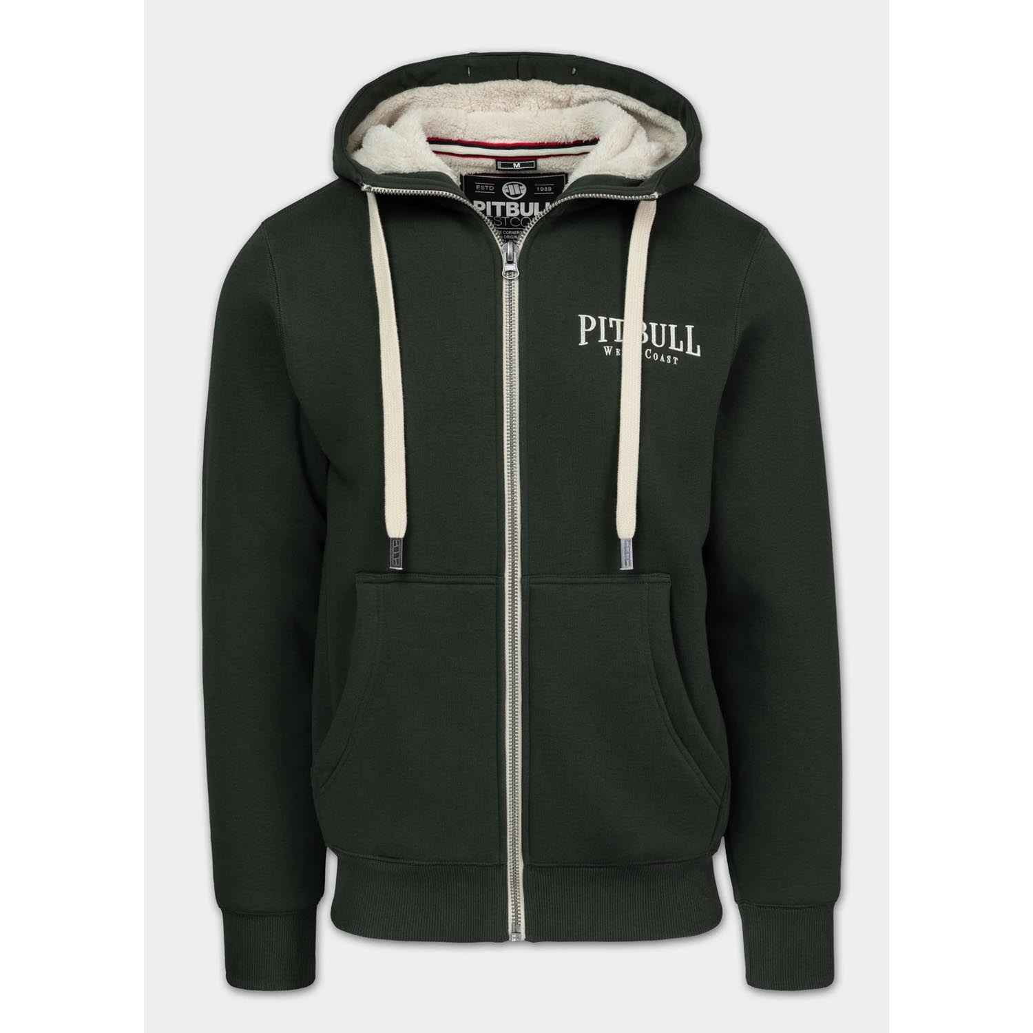 Pit Bull West Coast Zip Hoody, Ruffin Detroit, green, XXXL