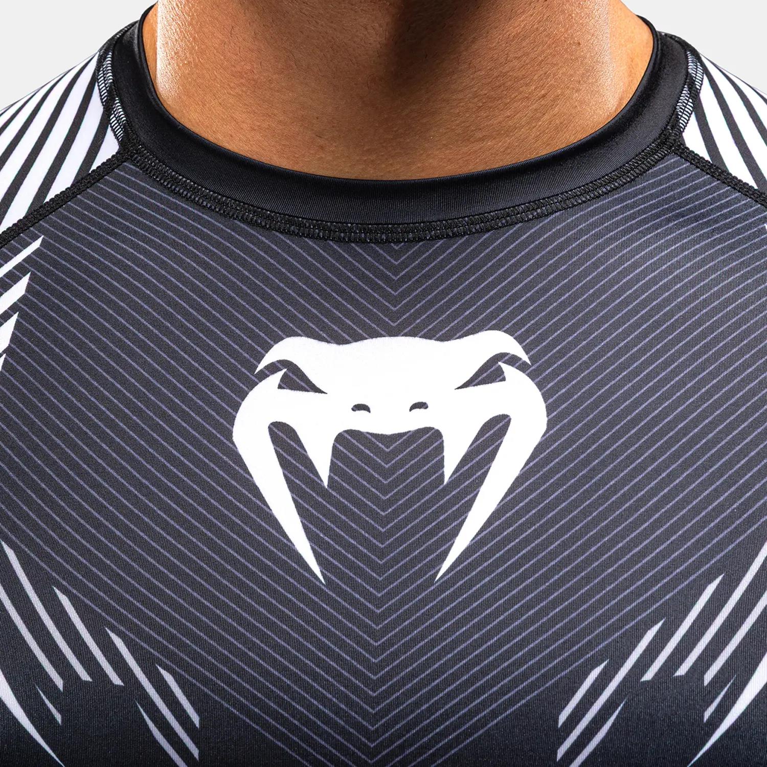 VENUM Rashguard, L/S, No Gi 6.0, black-white, XXL
