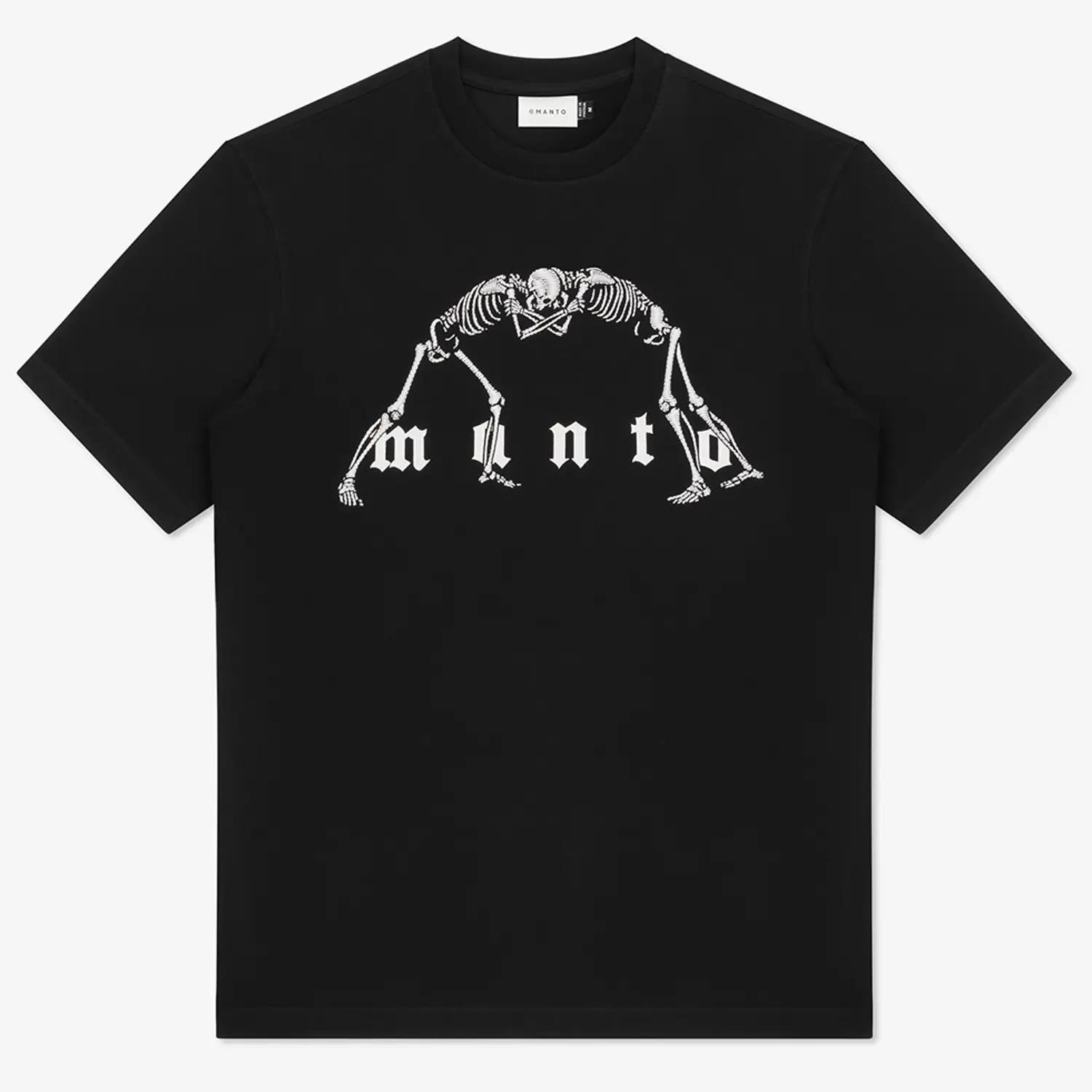 MANTO T-Shirt, Bones, black, XXL