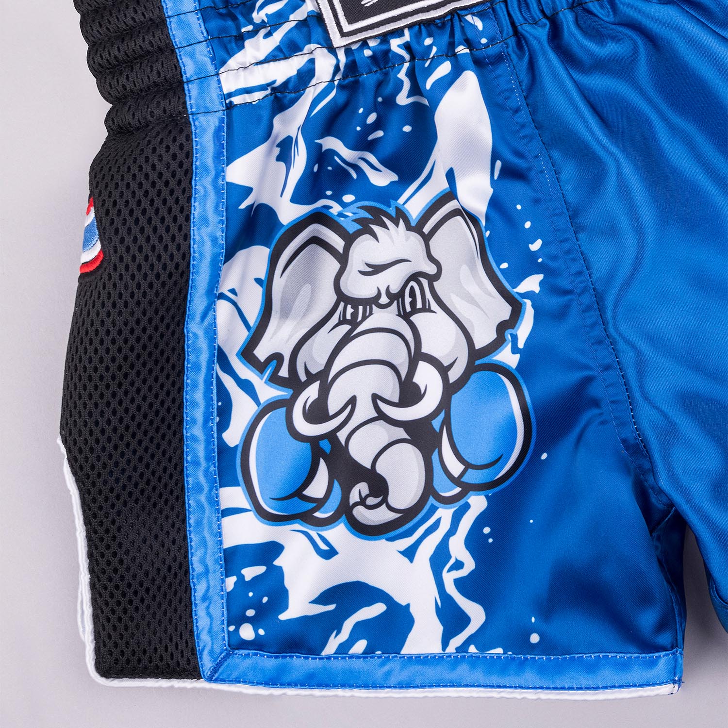 8 WEAPONS Muay Thai Shorts, Kids, Jipe, blue, 3-4 Y