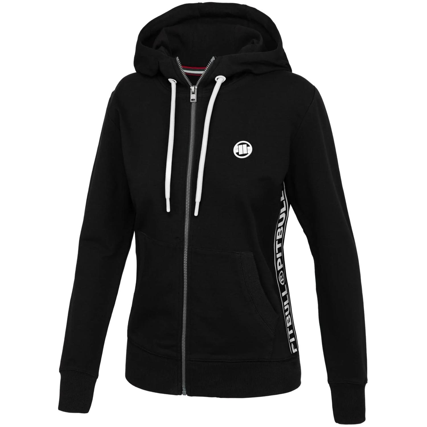 Pit Bull West Coast Zip Hoody, Damen, La Deta, schwarz, S