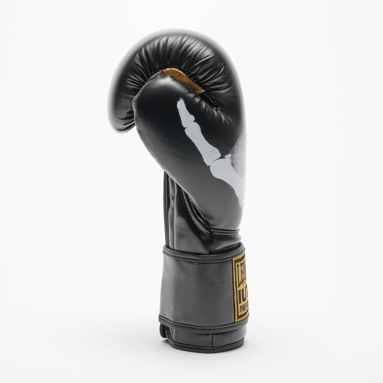 LEONE Boxing Gloves, Iuter, black, 16 Oz