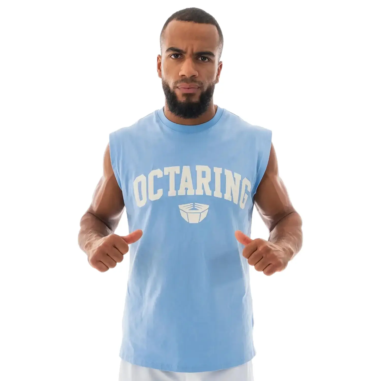 RINGLIFE Tank Top, Octaring, light blue, XXL