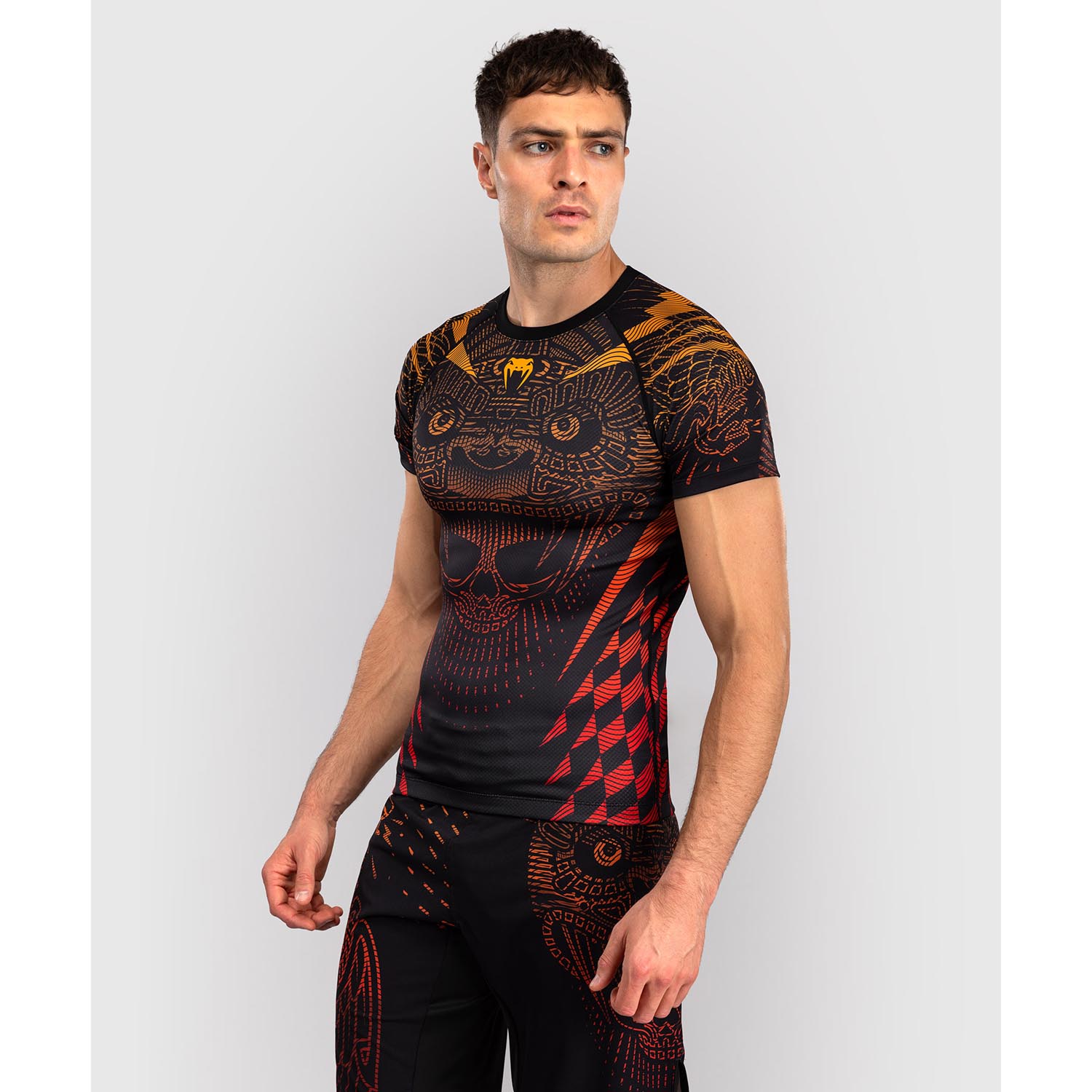 VENUM Rashguard, S/S, Quetzel Fury, black-red, XXL