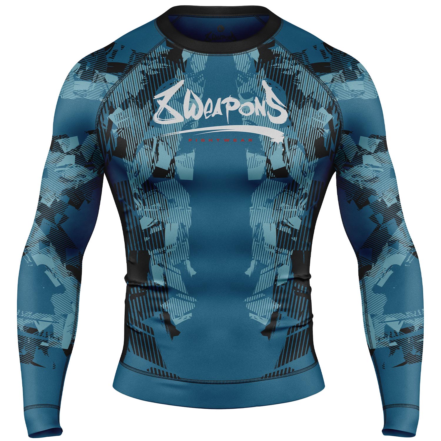 8 WEAPONS Rashguard, L/S, Hit 2.0, navy-black, M