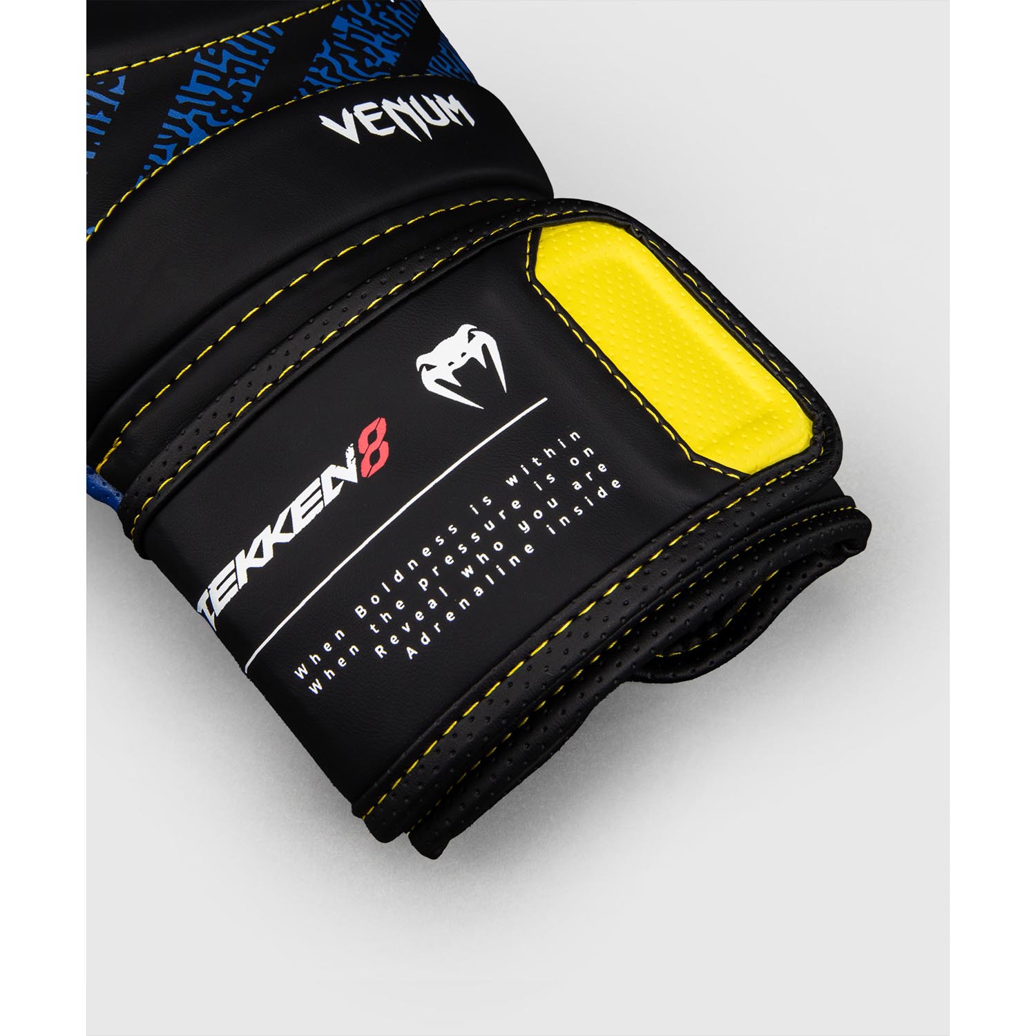 VENUM Boxing Gloves, Tekken 8, King, black-yellow, 12 Oz
