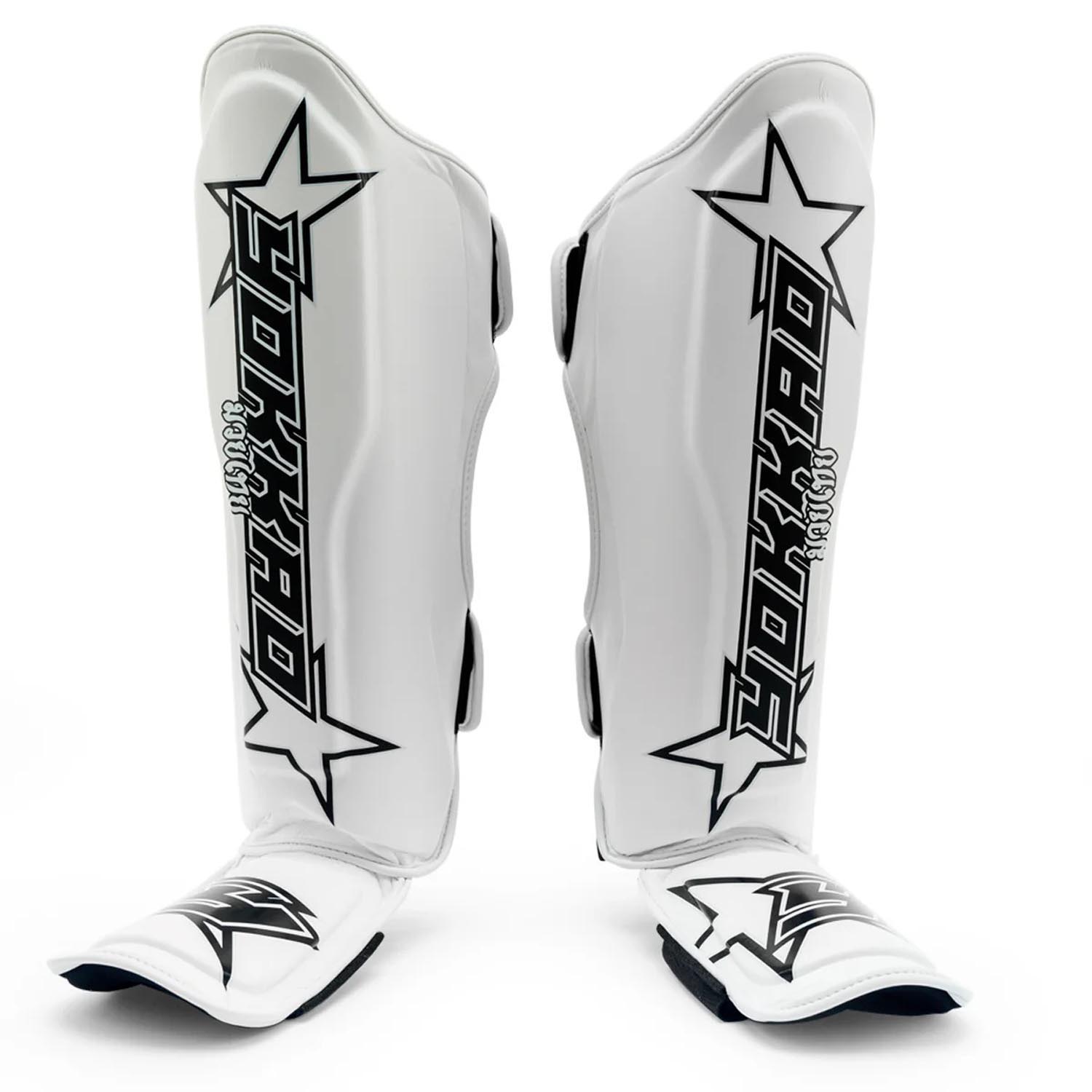 YOKKAO Shinguards, Institution, white-black, L