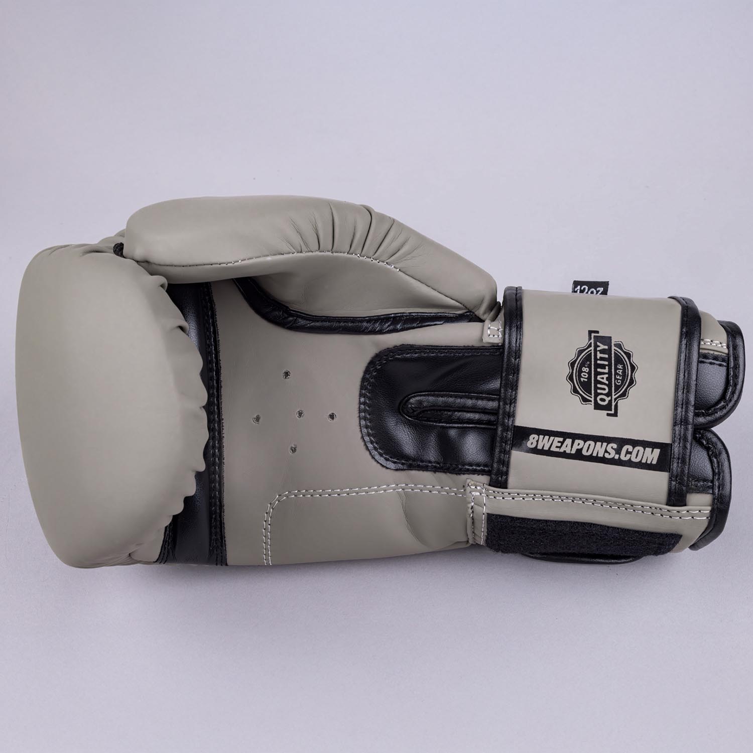 8 WEAPONS Boxing Gloves, Unlimited 2.0, sand-black, 16 Oz