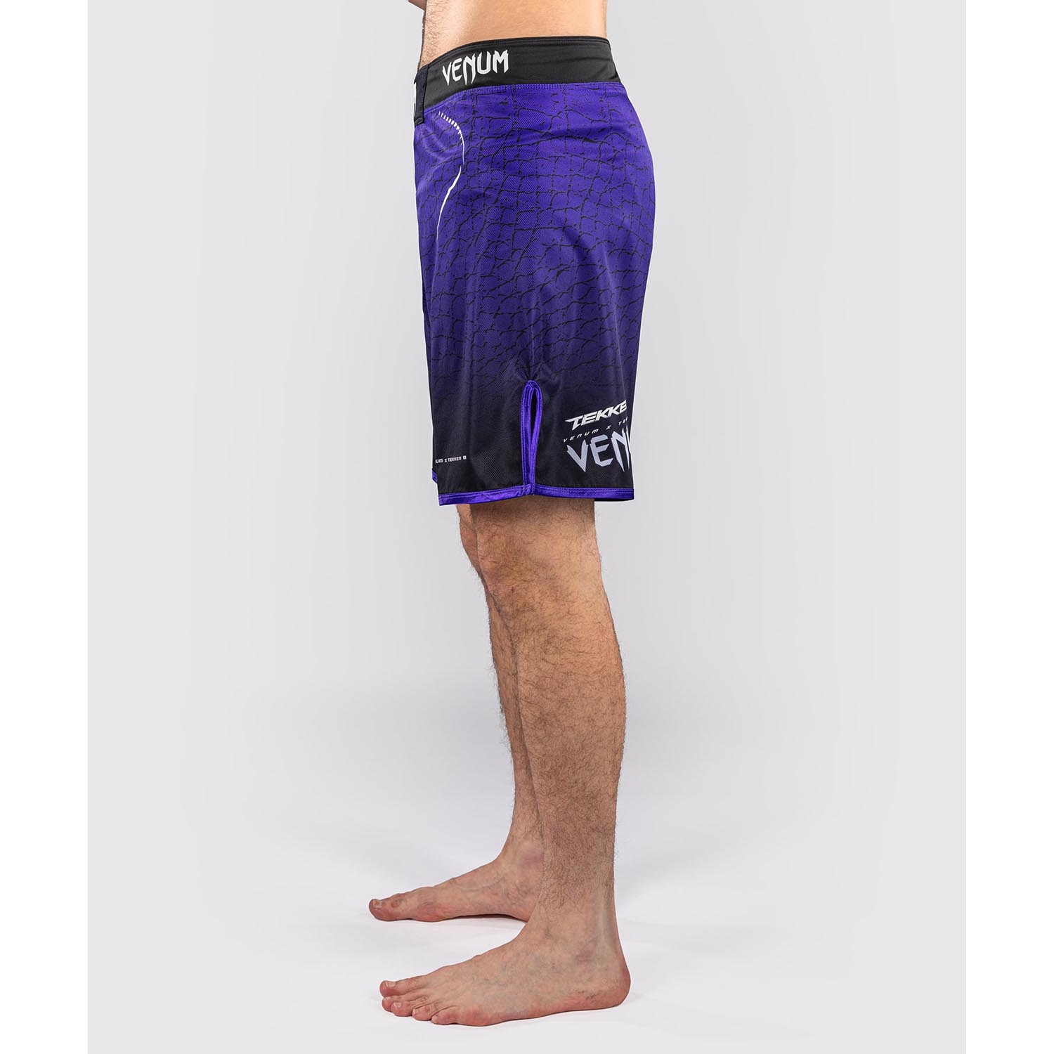VENUM MMA Fight Shorts, Tekken 8, Kazuya, black-blue, XXL