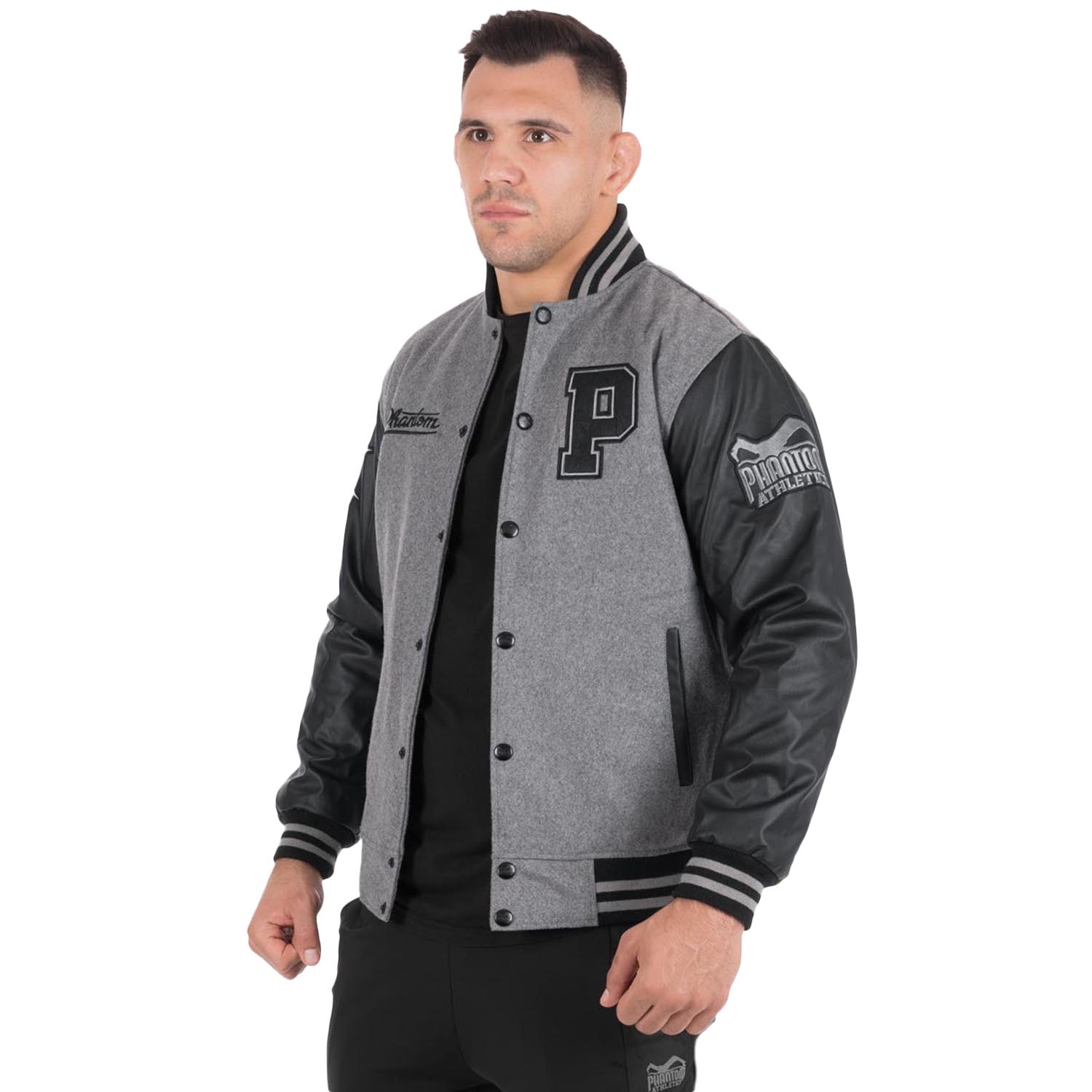 Phantom Athletics Jacket, Destroyer, grey-black, S