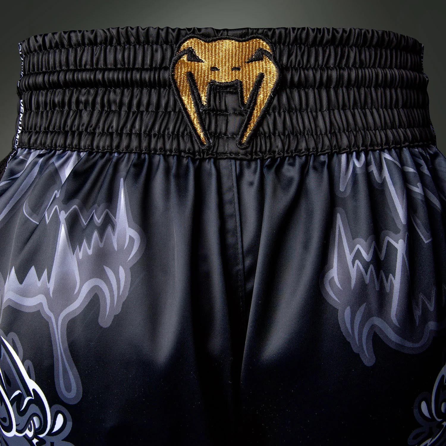 VENUM Muay Thai Shorts, Wolf Atak, black-grey, XXL