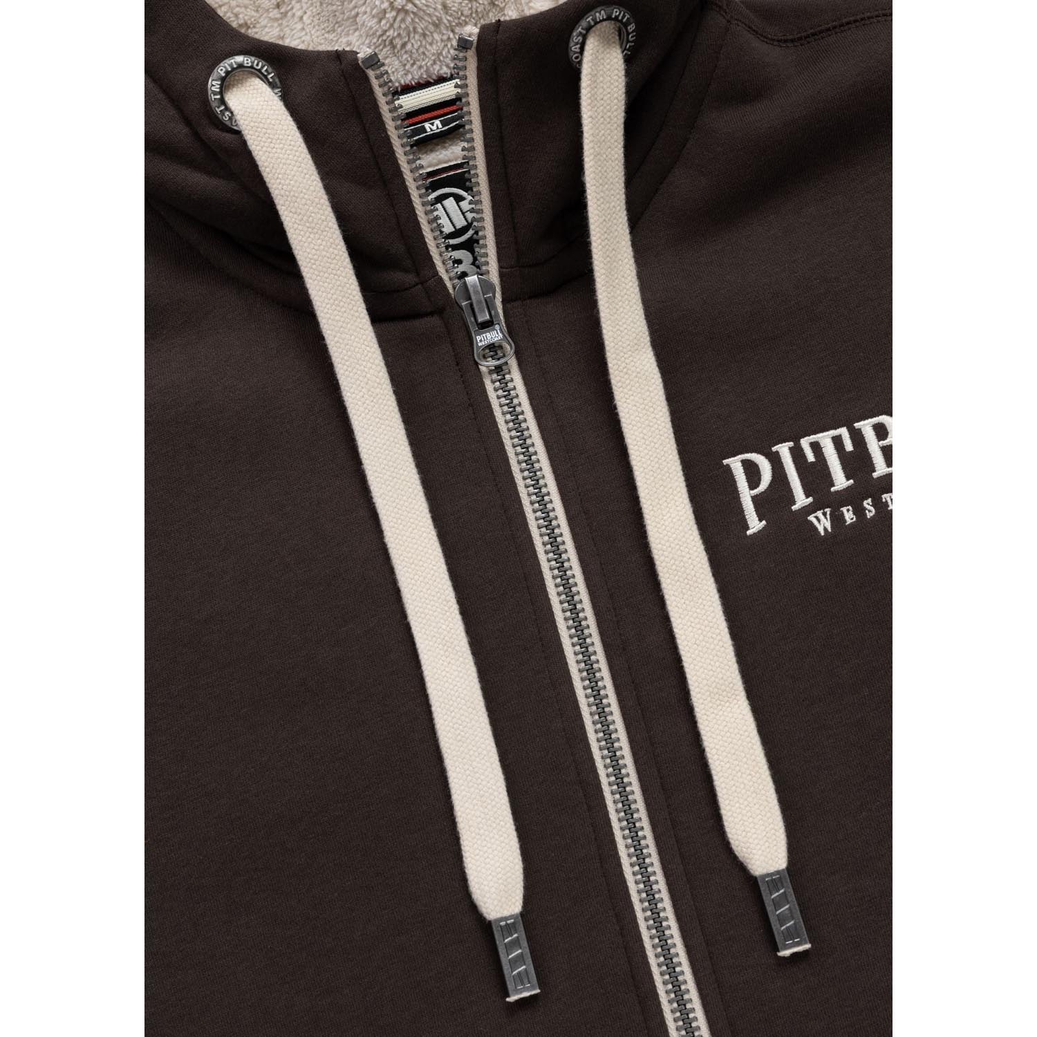 Pit Bull West Coast Zip Hoody, Ruffin Detroit, brown, XXXL