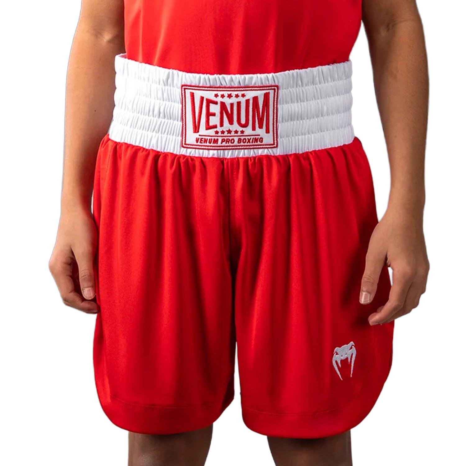 VENUM Boxing Pants, Kids, Classic, red, 10 J