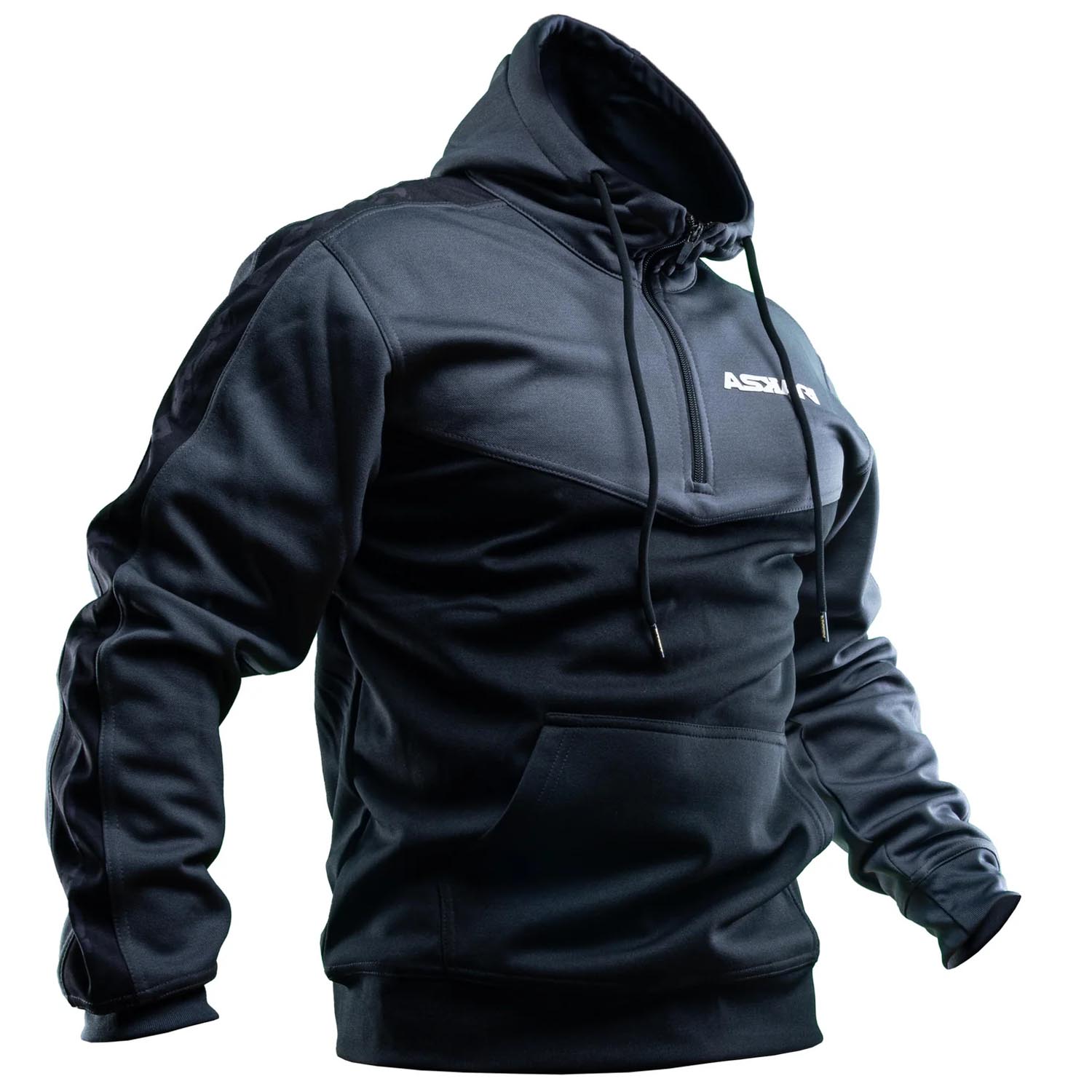 ASKARI Hoody, Scatto, black-grey, S