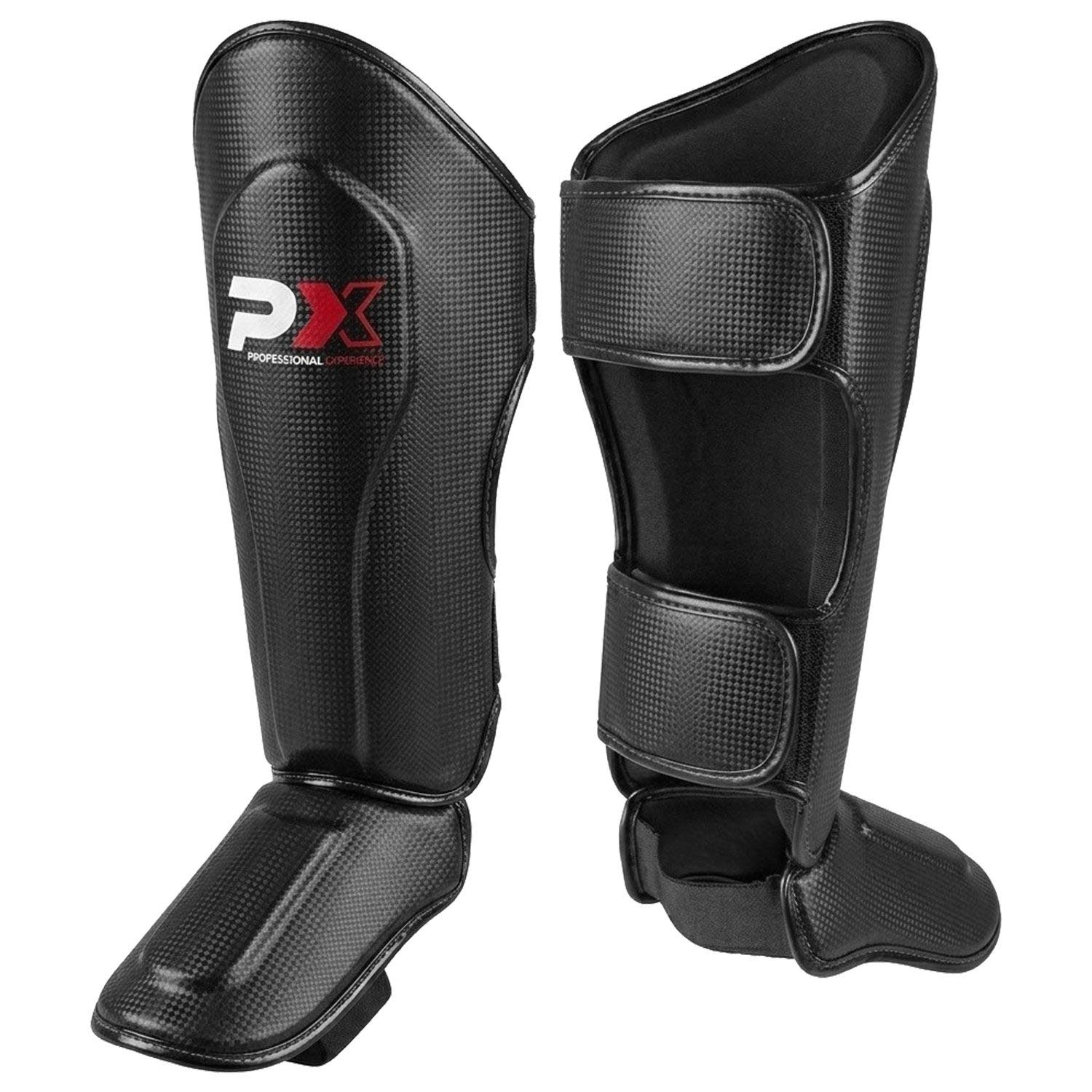 PX Shin Guard, Kids, Fight Pro, black, M