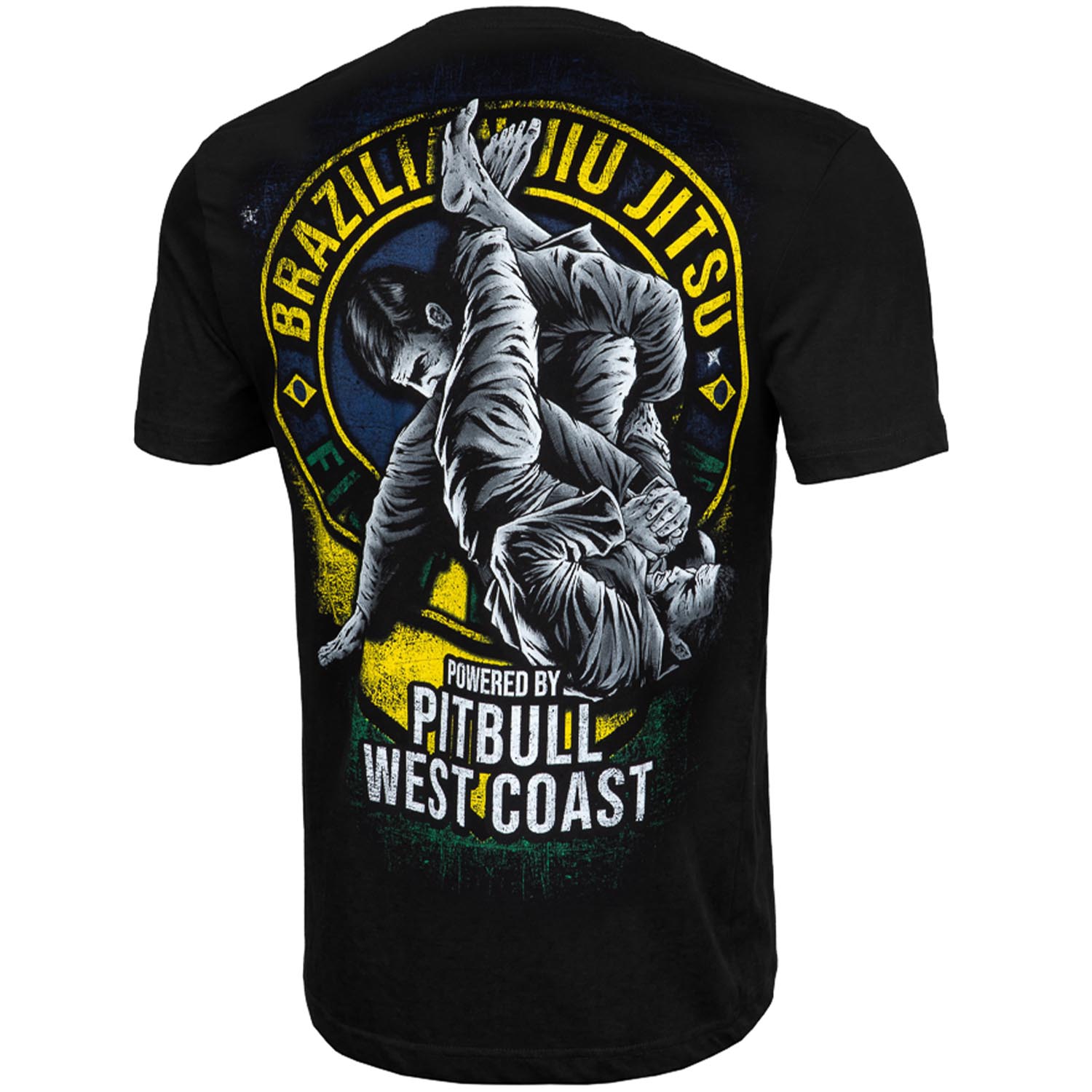 Pit Bull West Coast T-Shirt, Jiu Jitsu, schwarz
