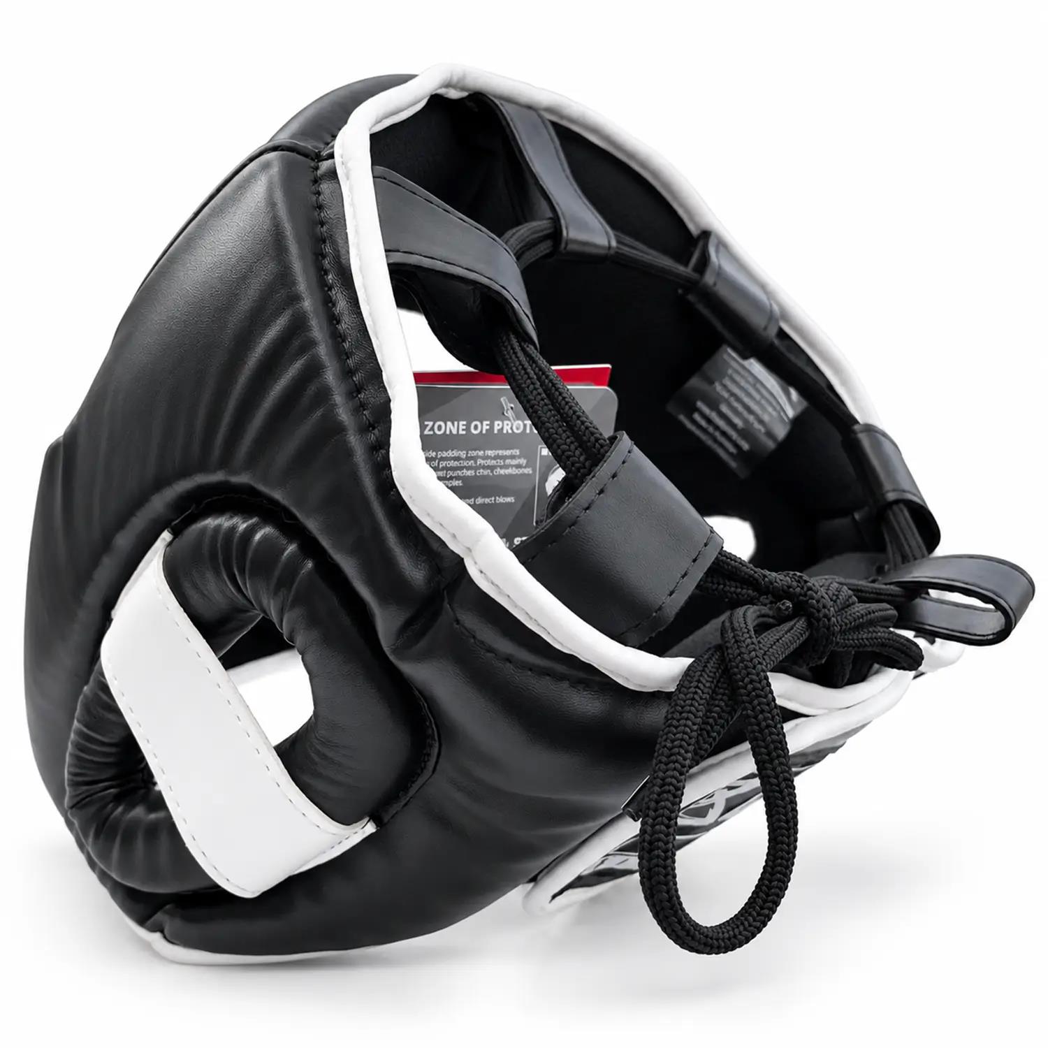 8 WEAPONS Head Guard, Unlimited 2.0, black-white, L/XL