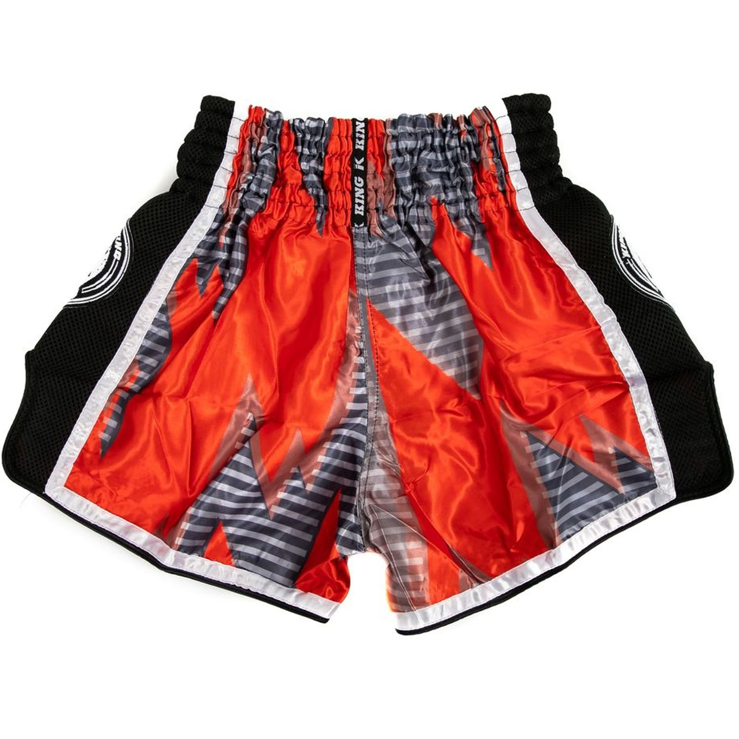 KING PRO BOXING, Muay Thai Shorts, Stadium 3, red-black, S