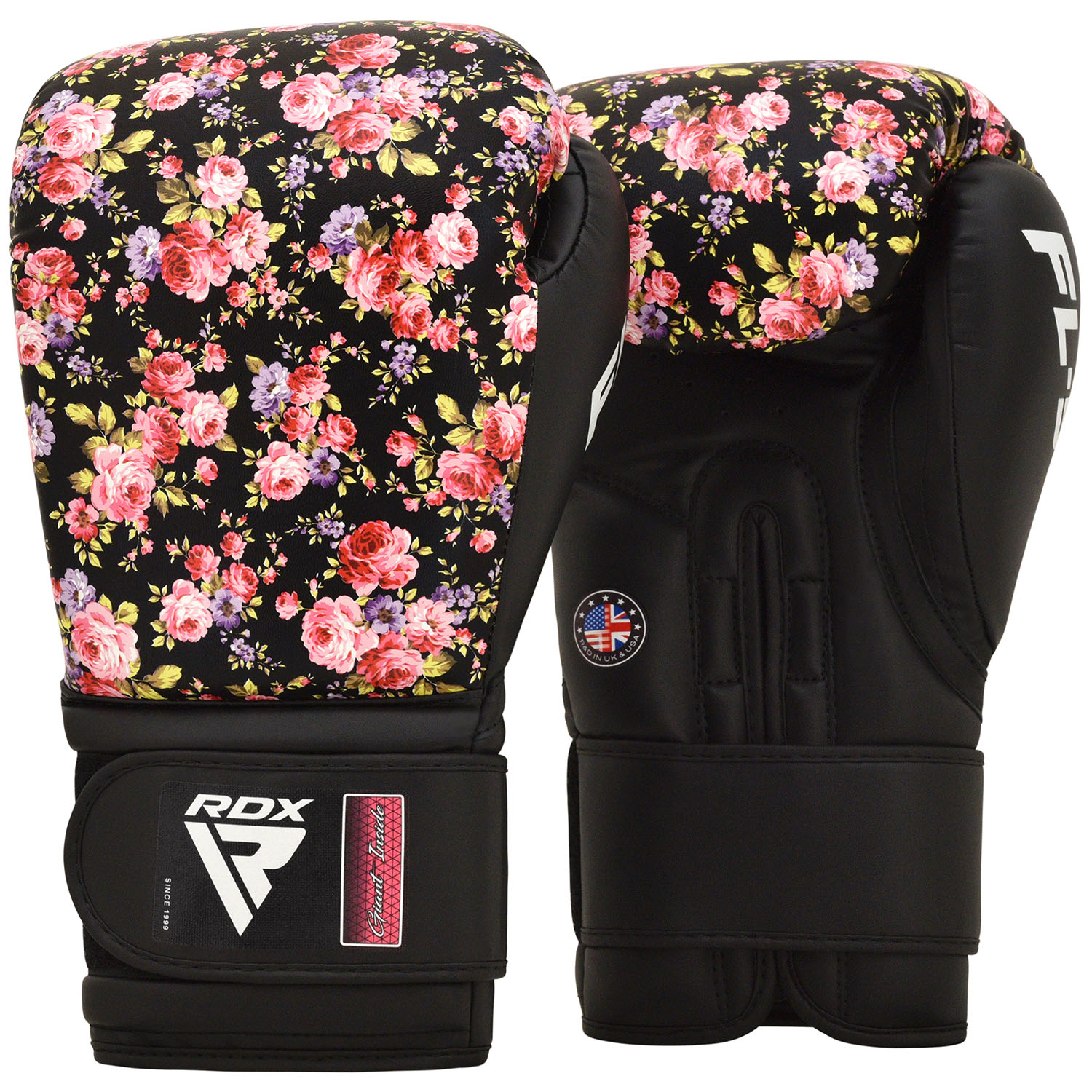 RDX Boxing Gloves, FL5, black, 8 Oz