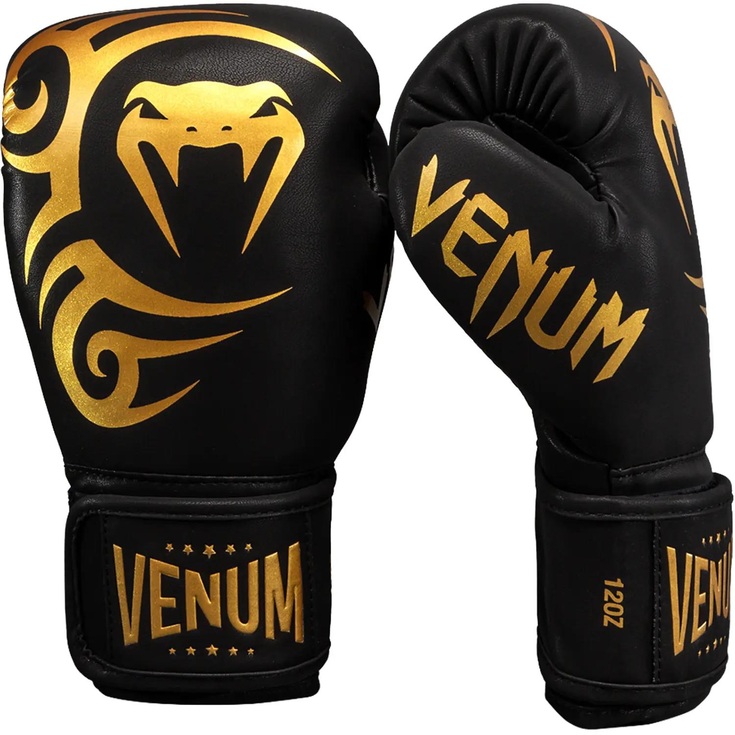 VENUM Boxing Gloves, Mike Tyson Replica, black-gold, 16 Oz