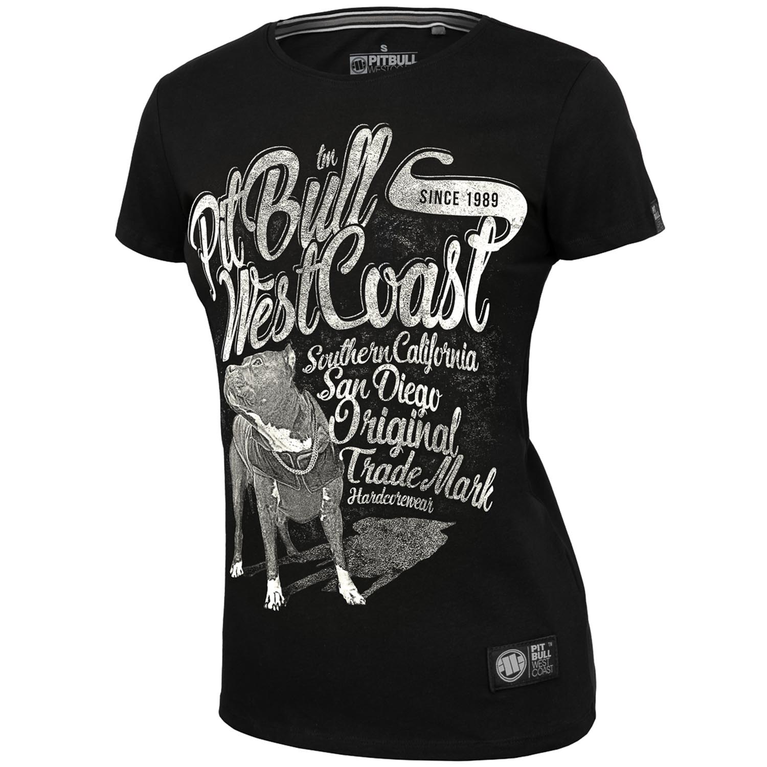 Pit Bull West Coast T-Shirt, Frauen, Doggy, schwarz