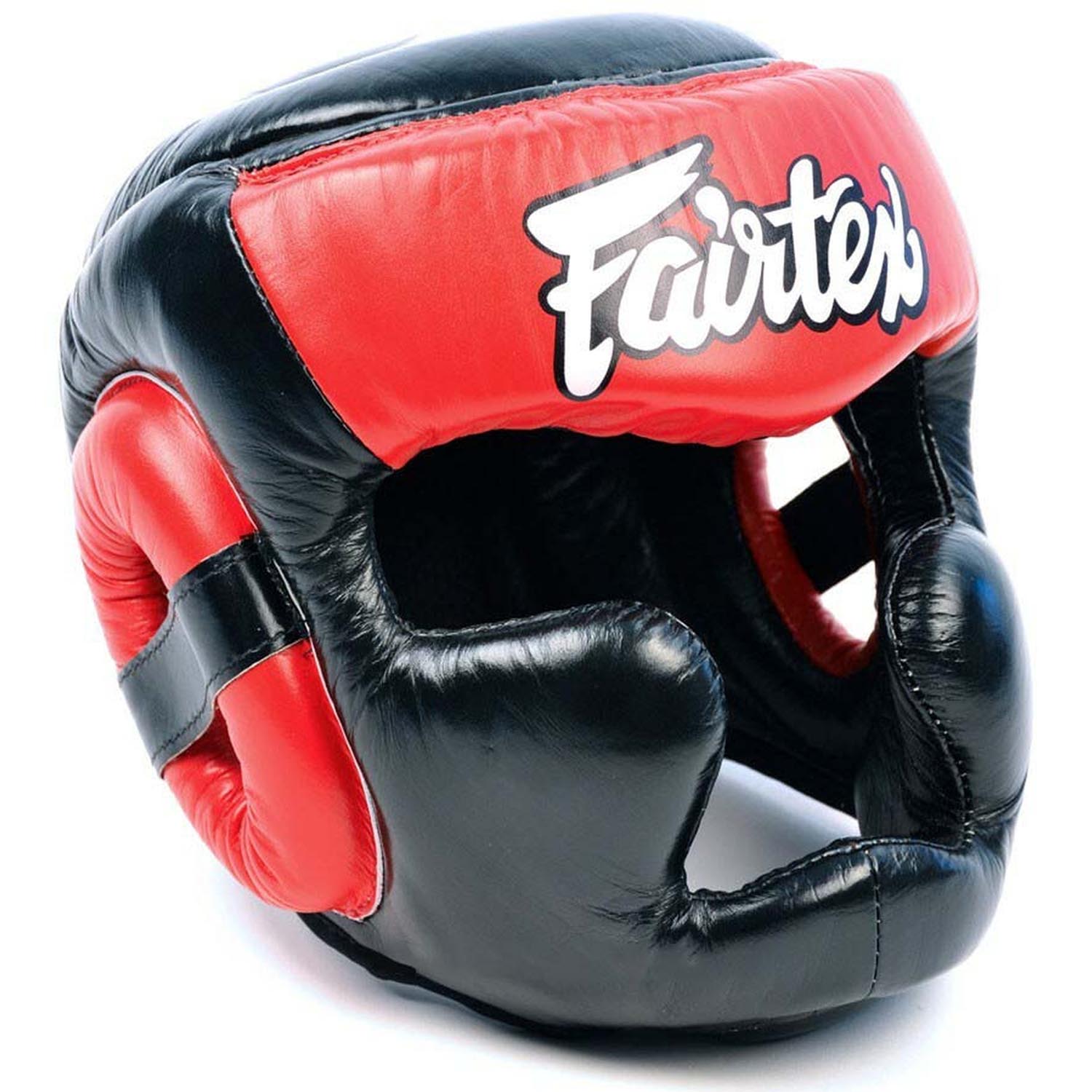 Fairtex Kopfschutz, HG13F, schwarz-rot