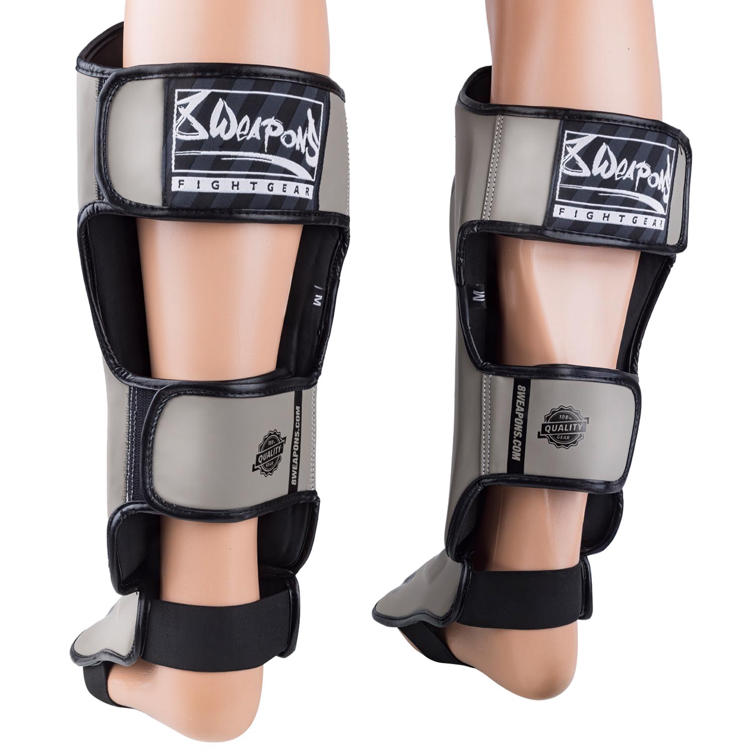 8 WEAPONS Shin Guards, Unlimited 2.0, sand-black, L