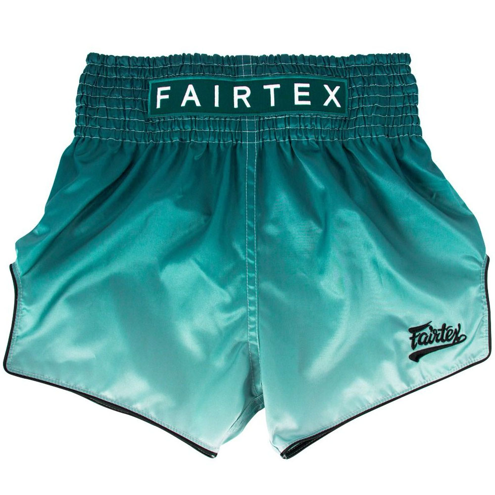 Fairtex Muay Thai Shorts, BS1906, green-white, M