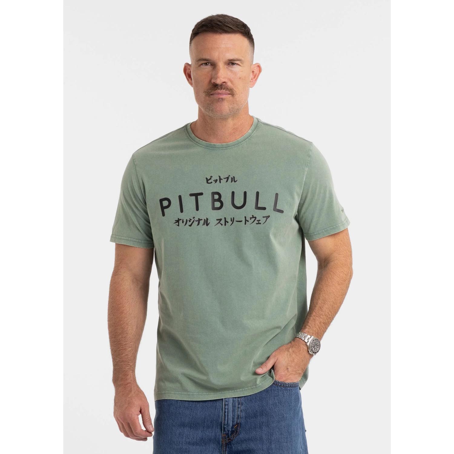Pit Bull West Coast T-Shirt, Bravery, green, XXXL