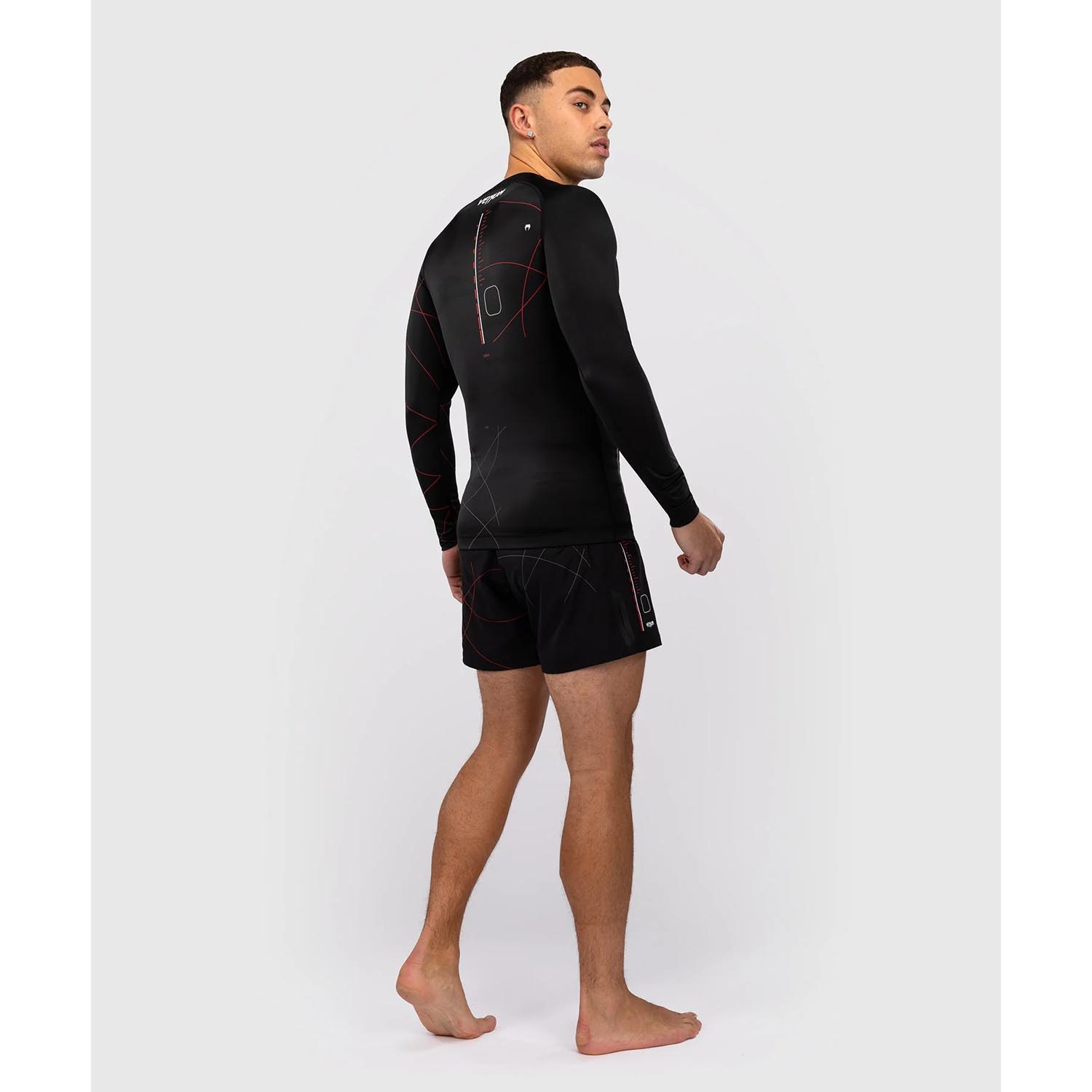 VENUM Rashguard, L/S, Tactical XT, black-red, XXL