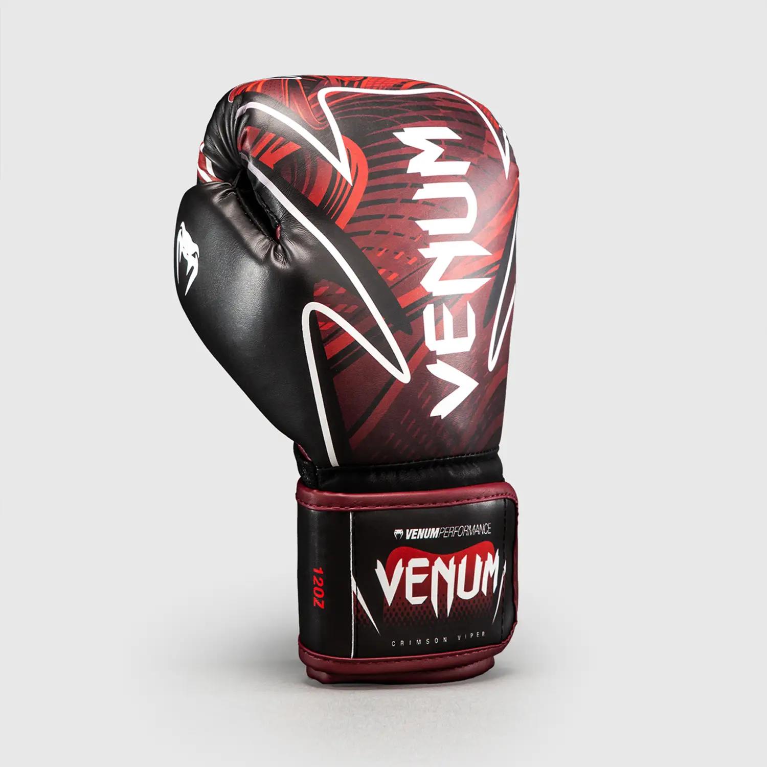 VENUM Boxing Gloves, Crimson Viper 2.0, black-red, 16 Oz