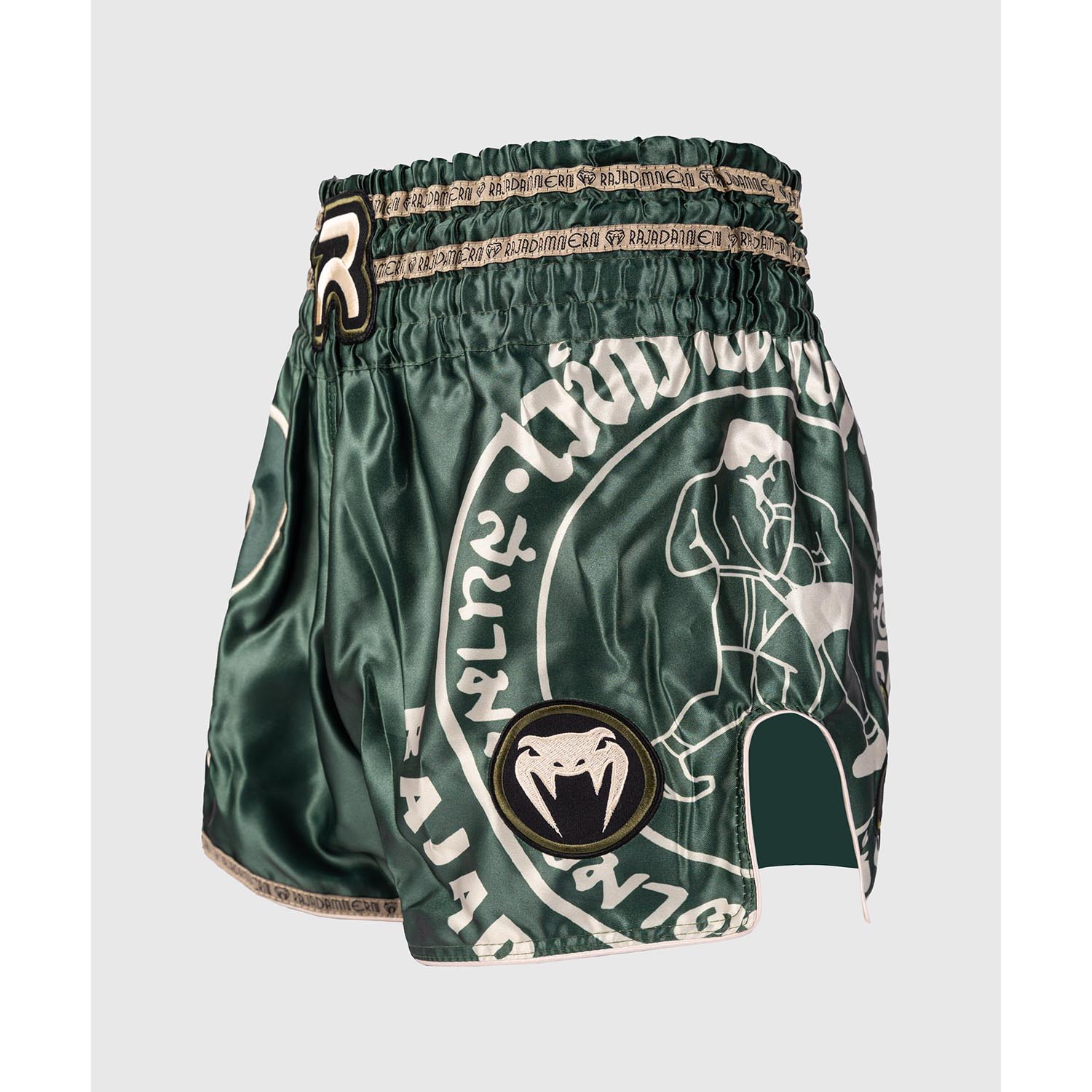 VENUM Muay Thai Shorts, Rajadamnern, khaki-gold, XXL